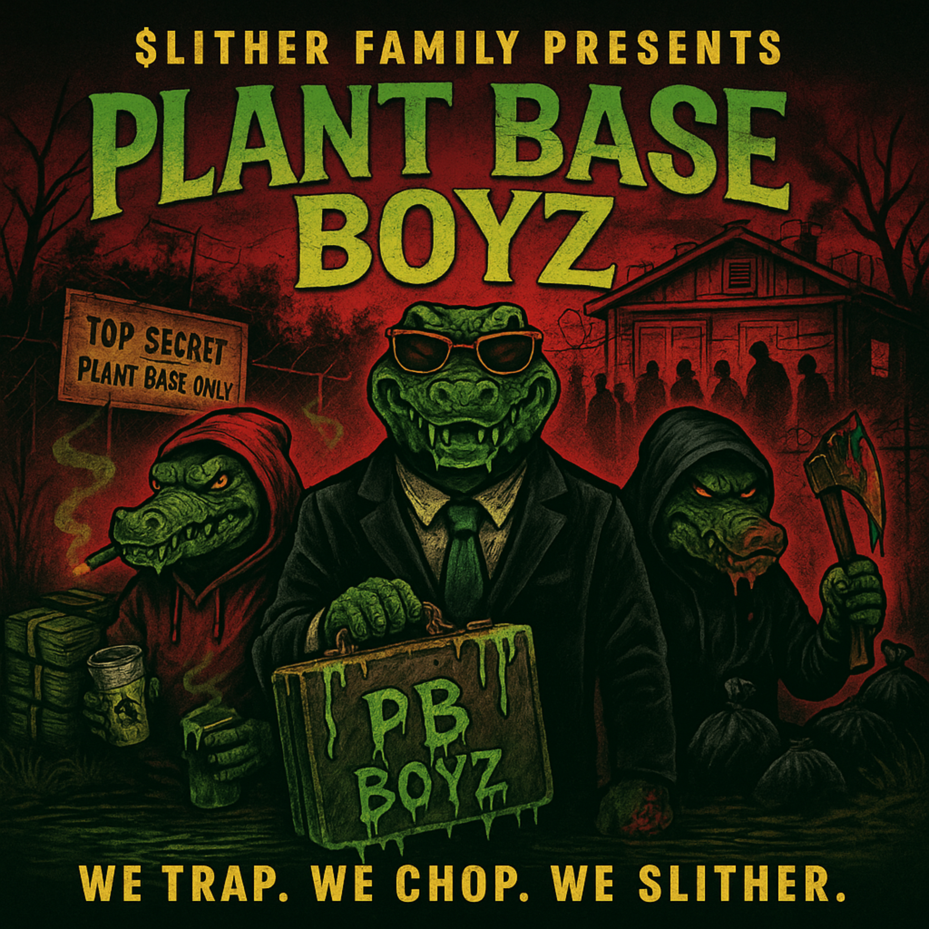 Slither Family Presents: Plant Ba$e Boyz artwork