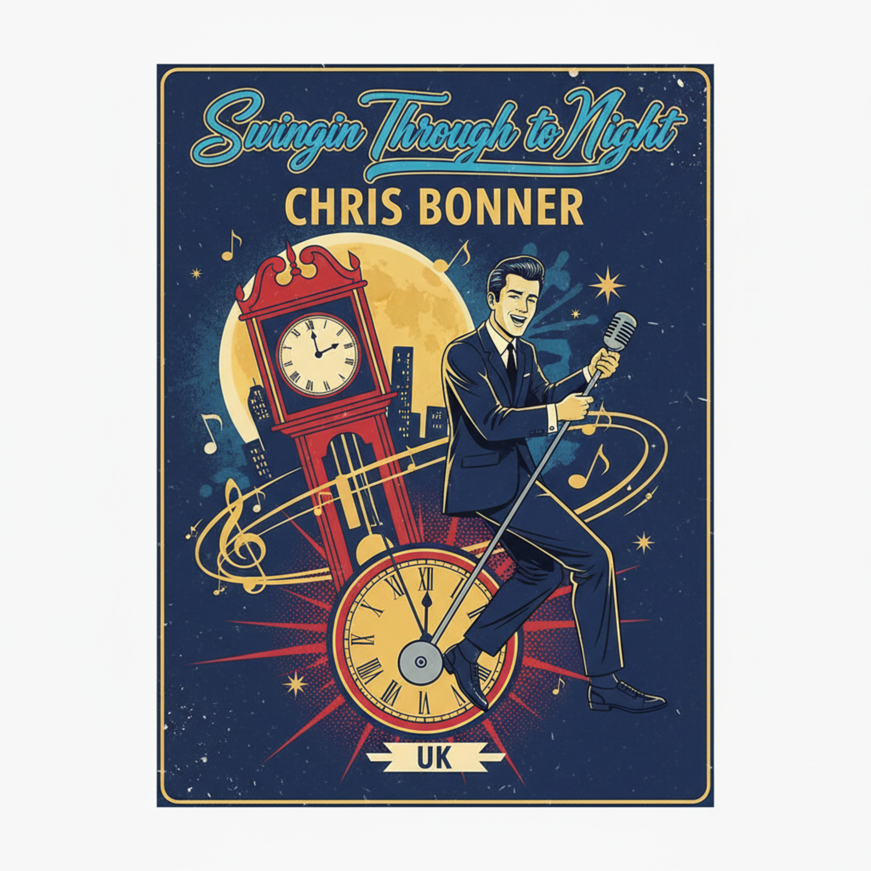 Swingin' Through the Night by Chris Bonner UK cover art