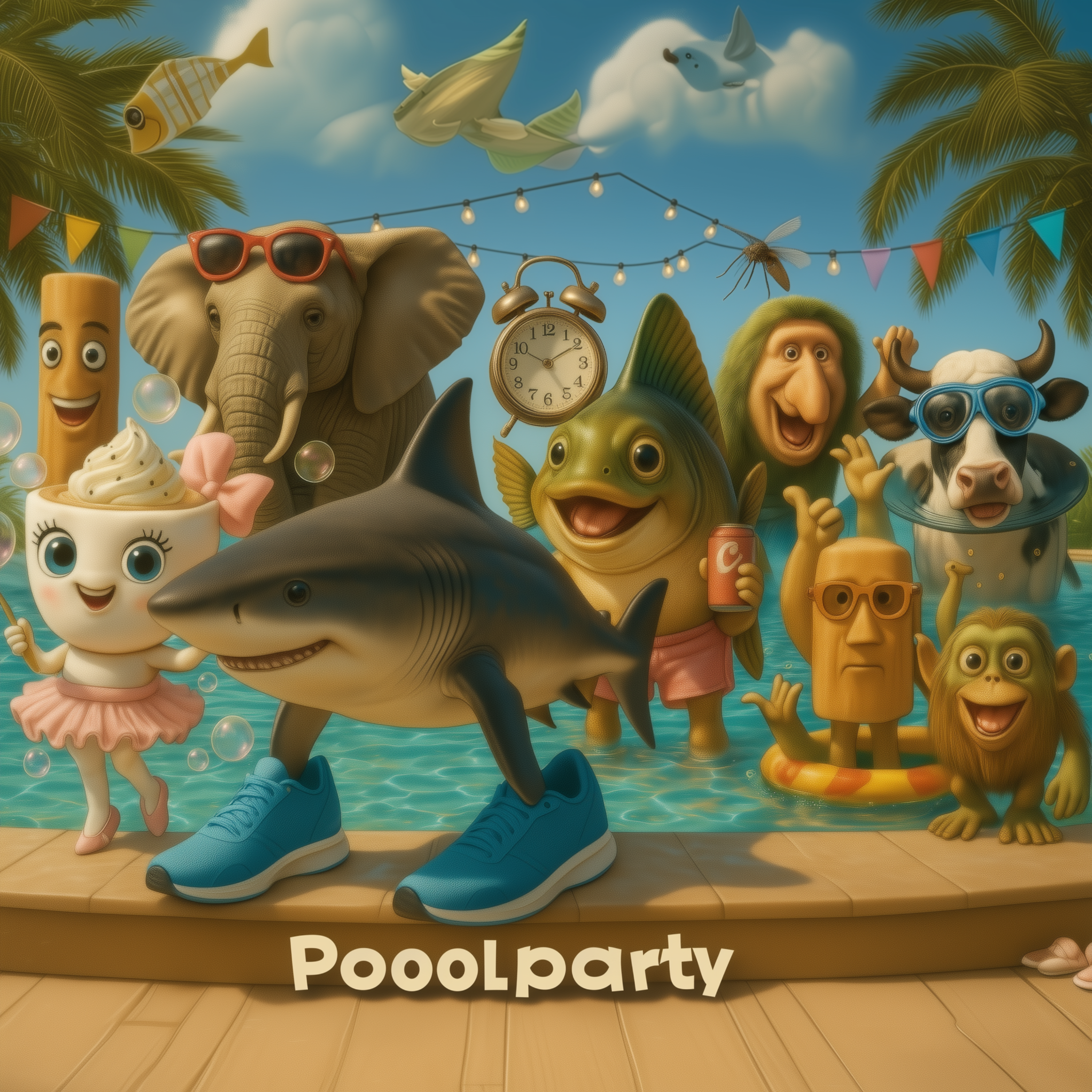 Tralalero Poolparty artwork