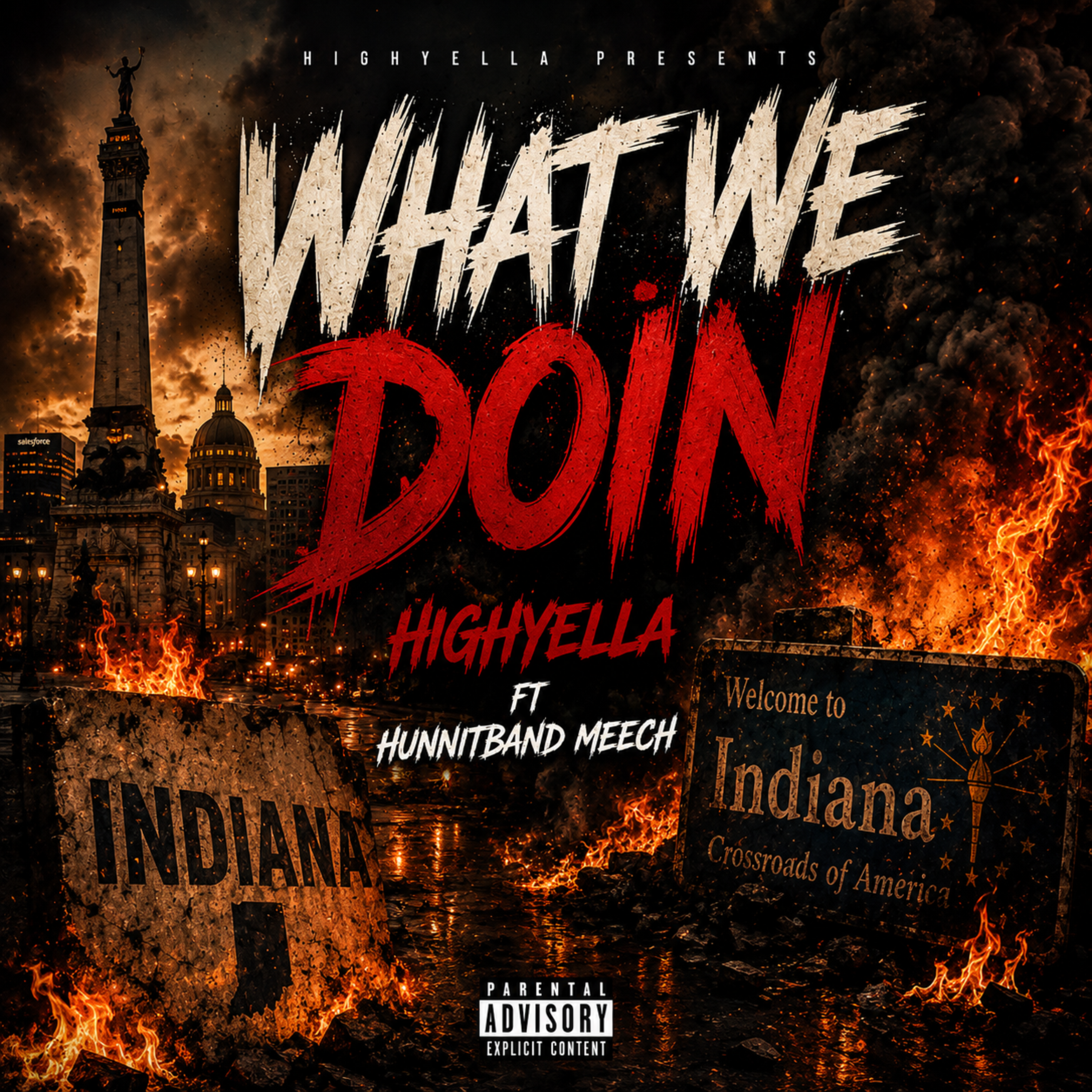 WHAT WE DOIN by HighYella cover art