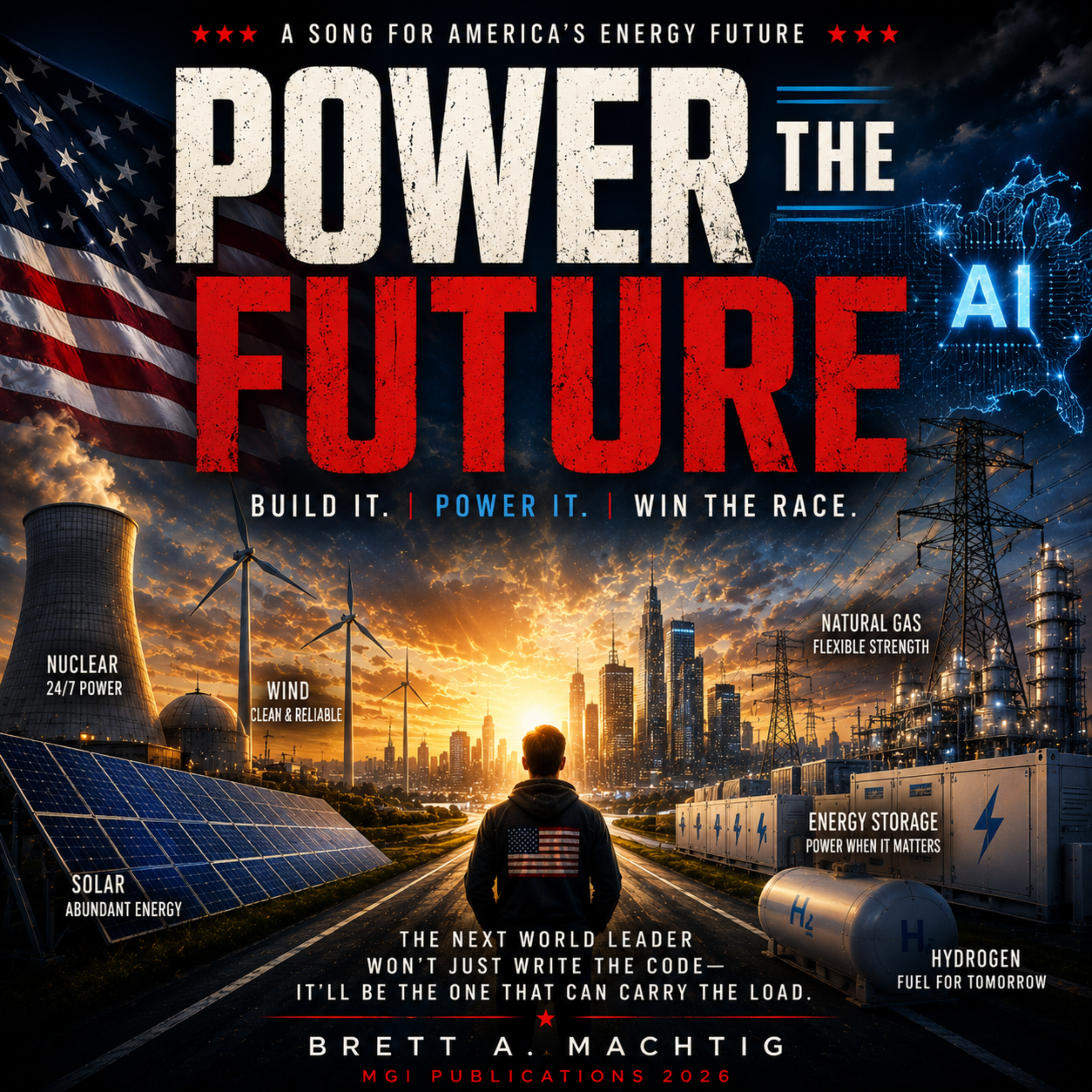 Power The Future by Brett Machtig cover art
