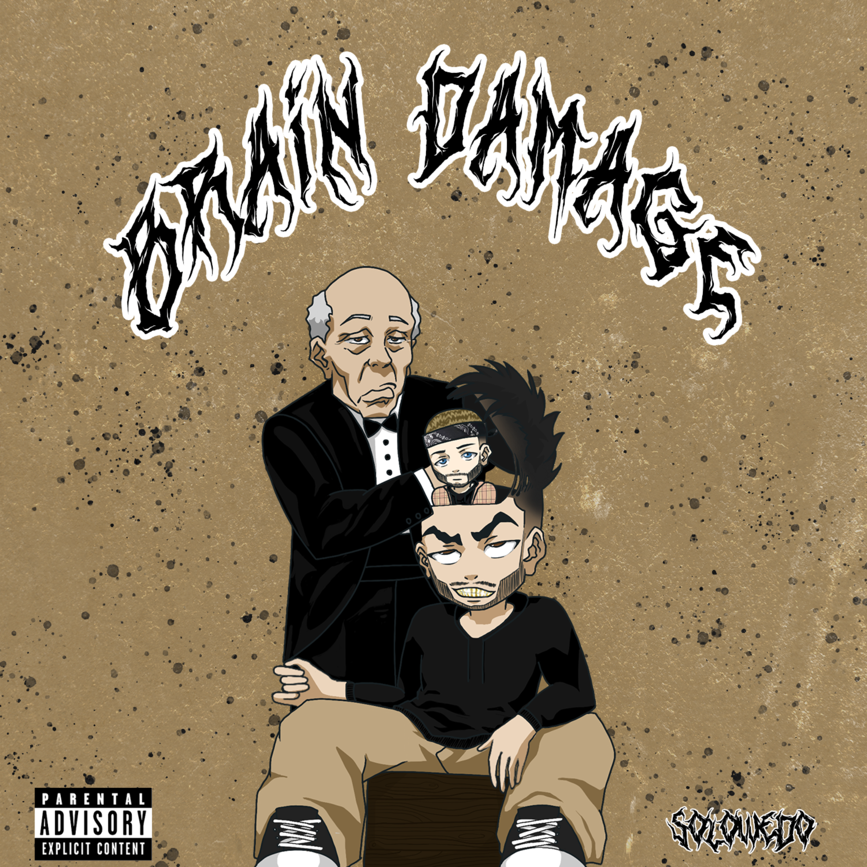 BRAIN DAMAGE artwork