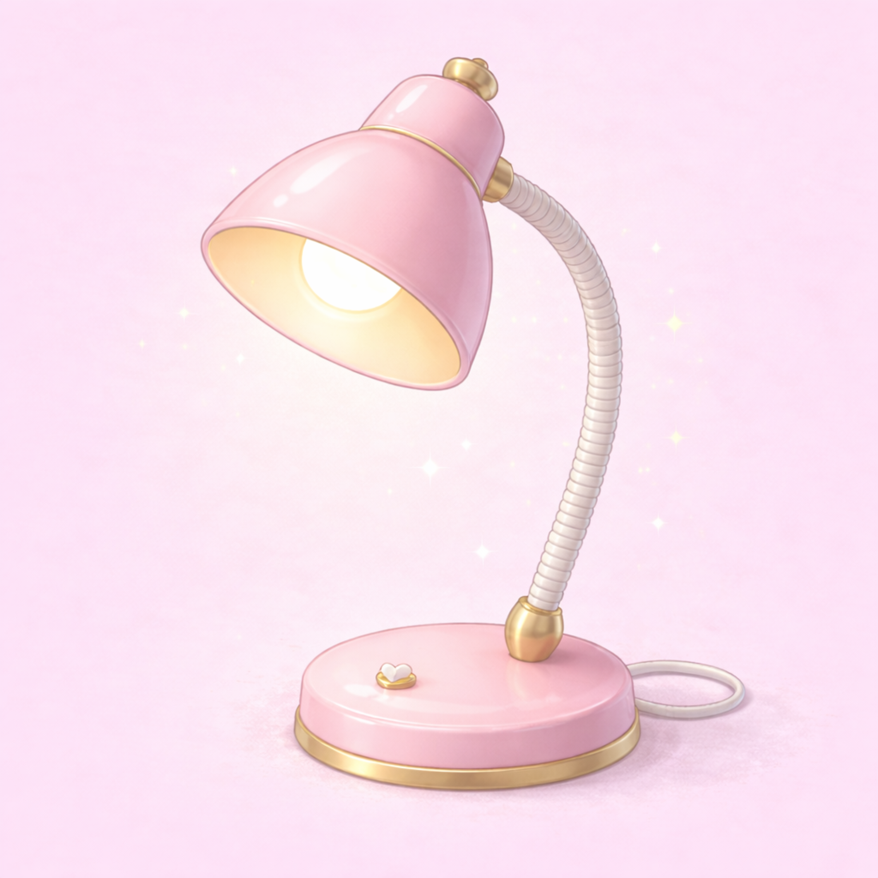 lamp on artwork