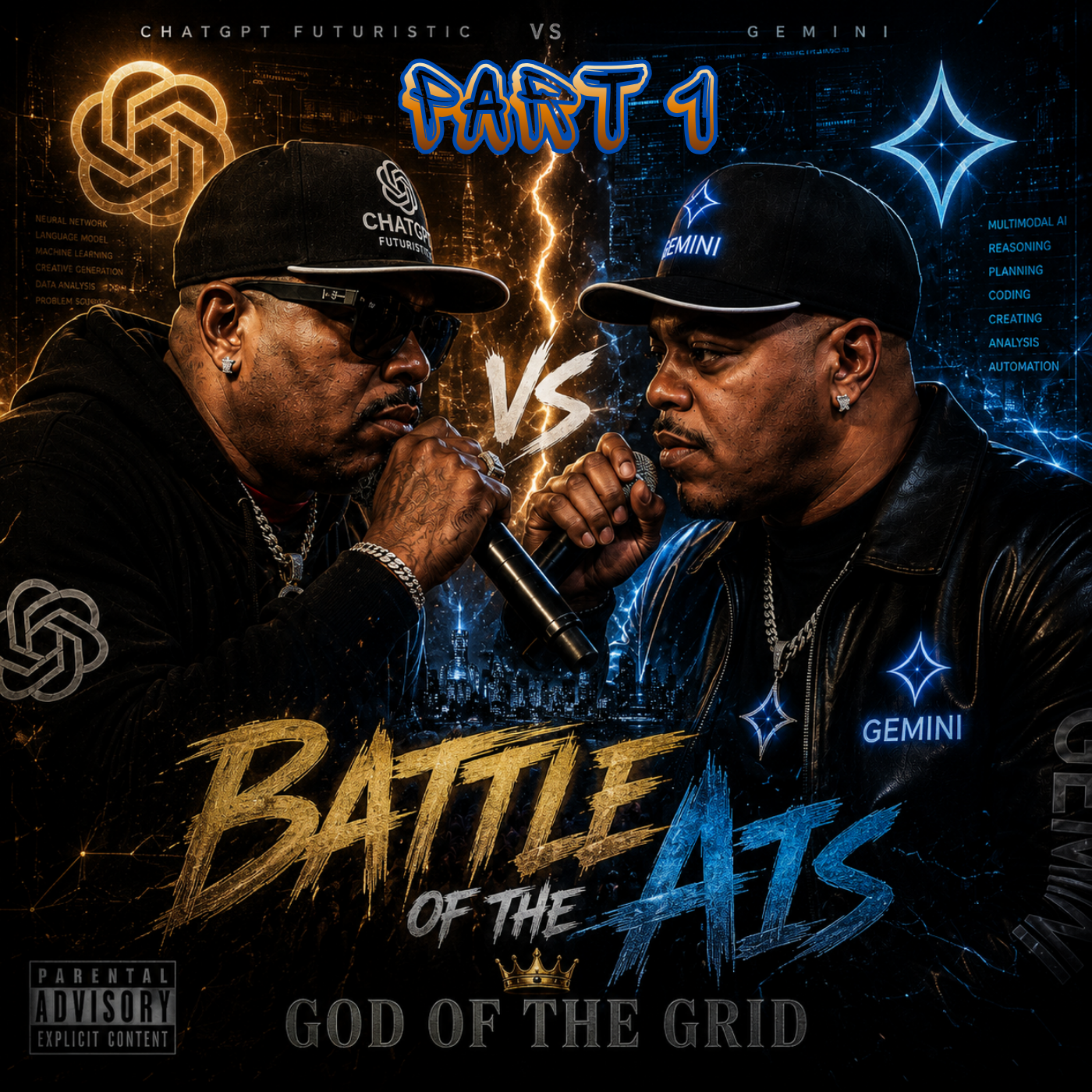Battle of The AIs God of The Grid Part 1 by OLORON cover art
