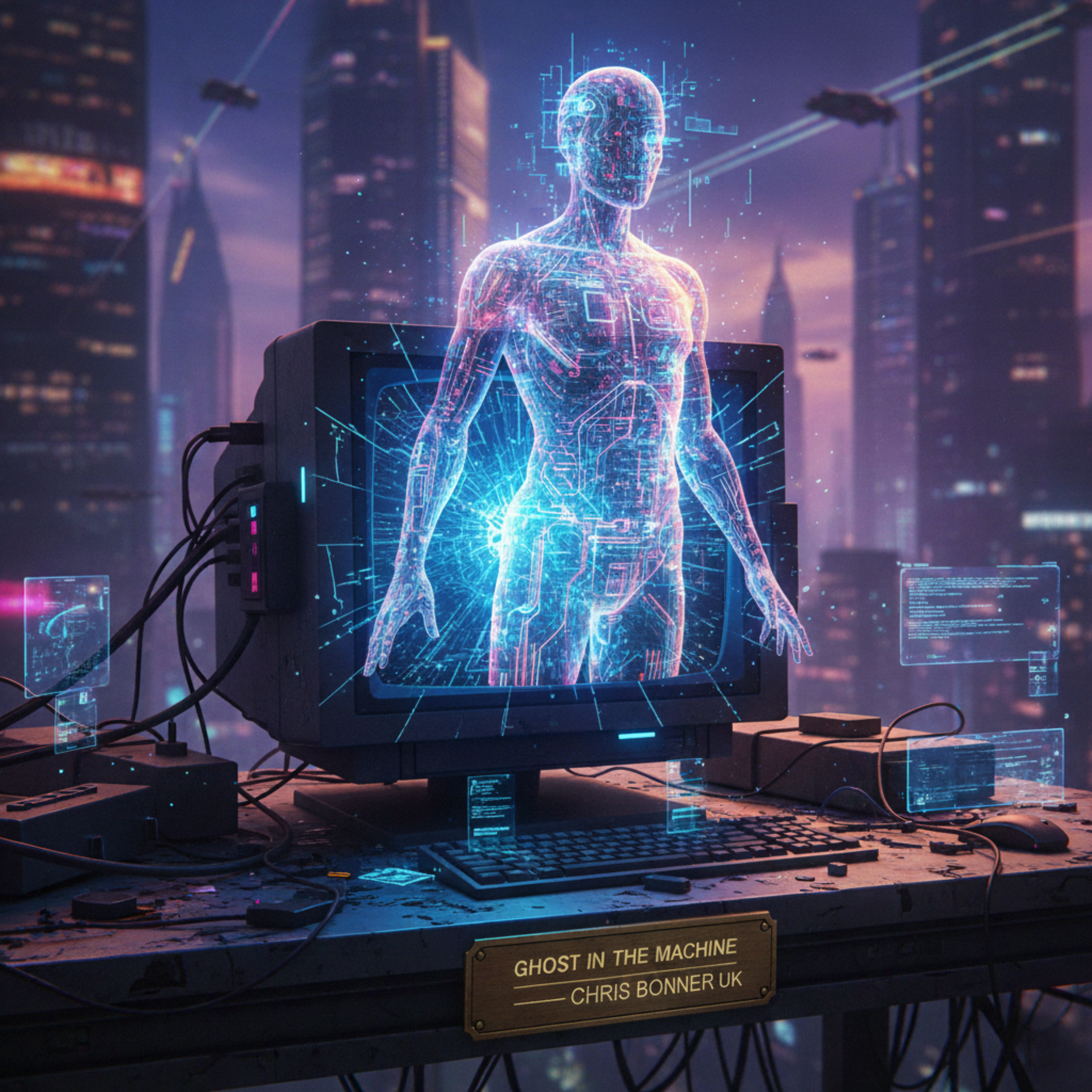 Ghost in the Machine by Chris Bonner UK cover art