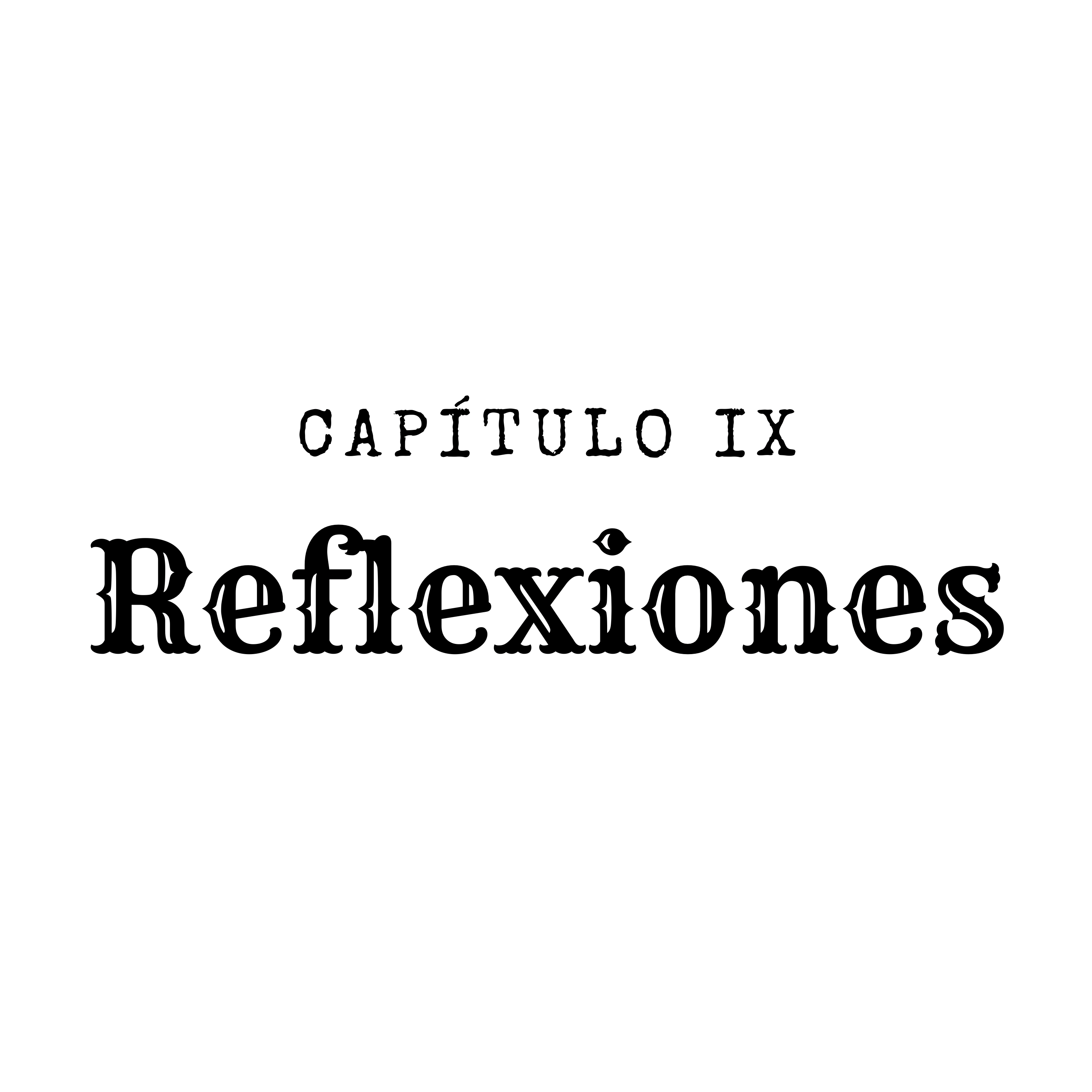 Reflexiones Capítulo IX artwork