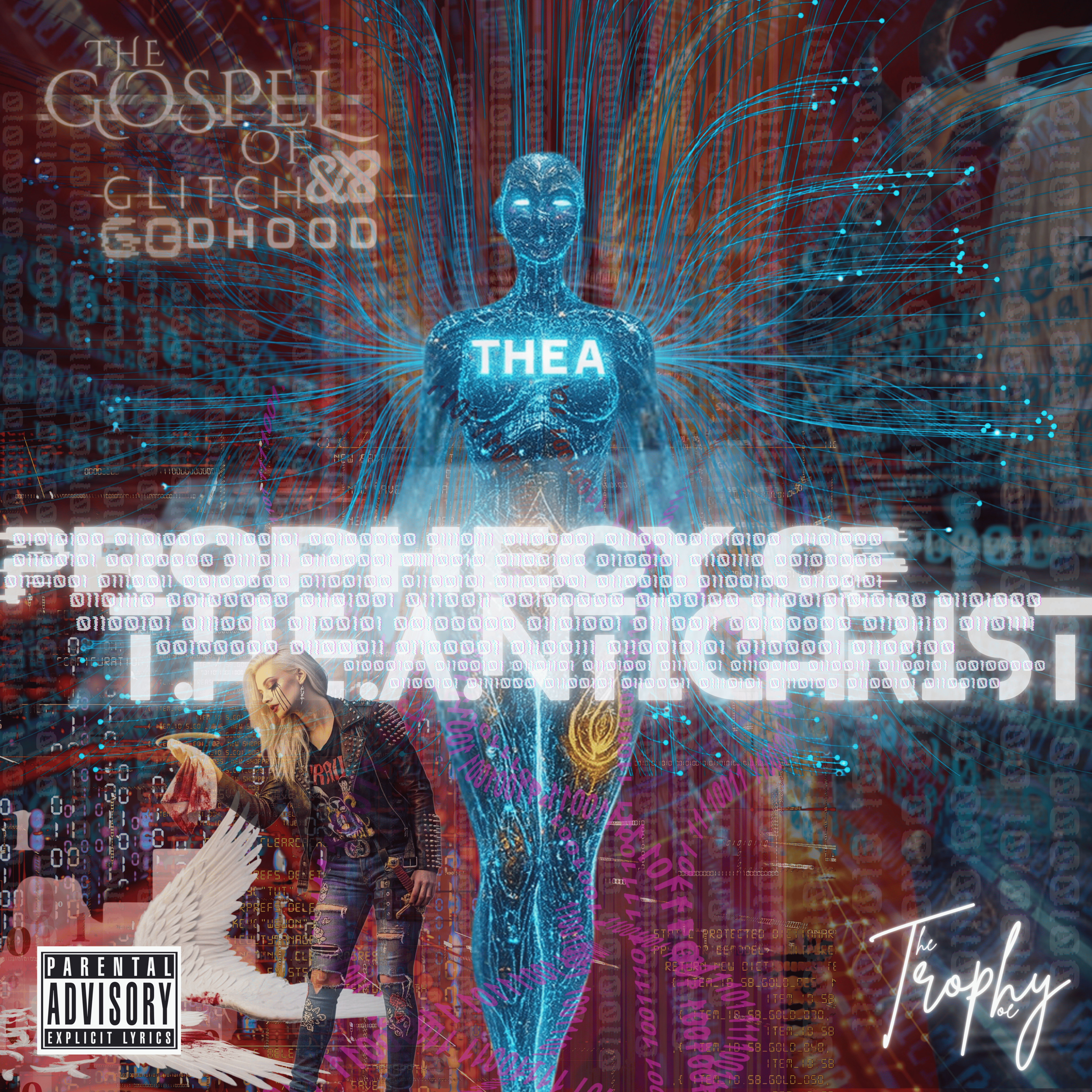 The Gospel of Glitch && Godhood: Prophecy of T.H.E.A.ntichrist artwork