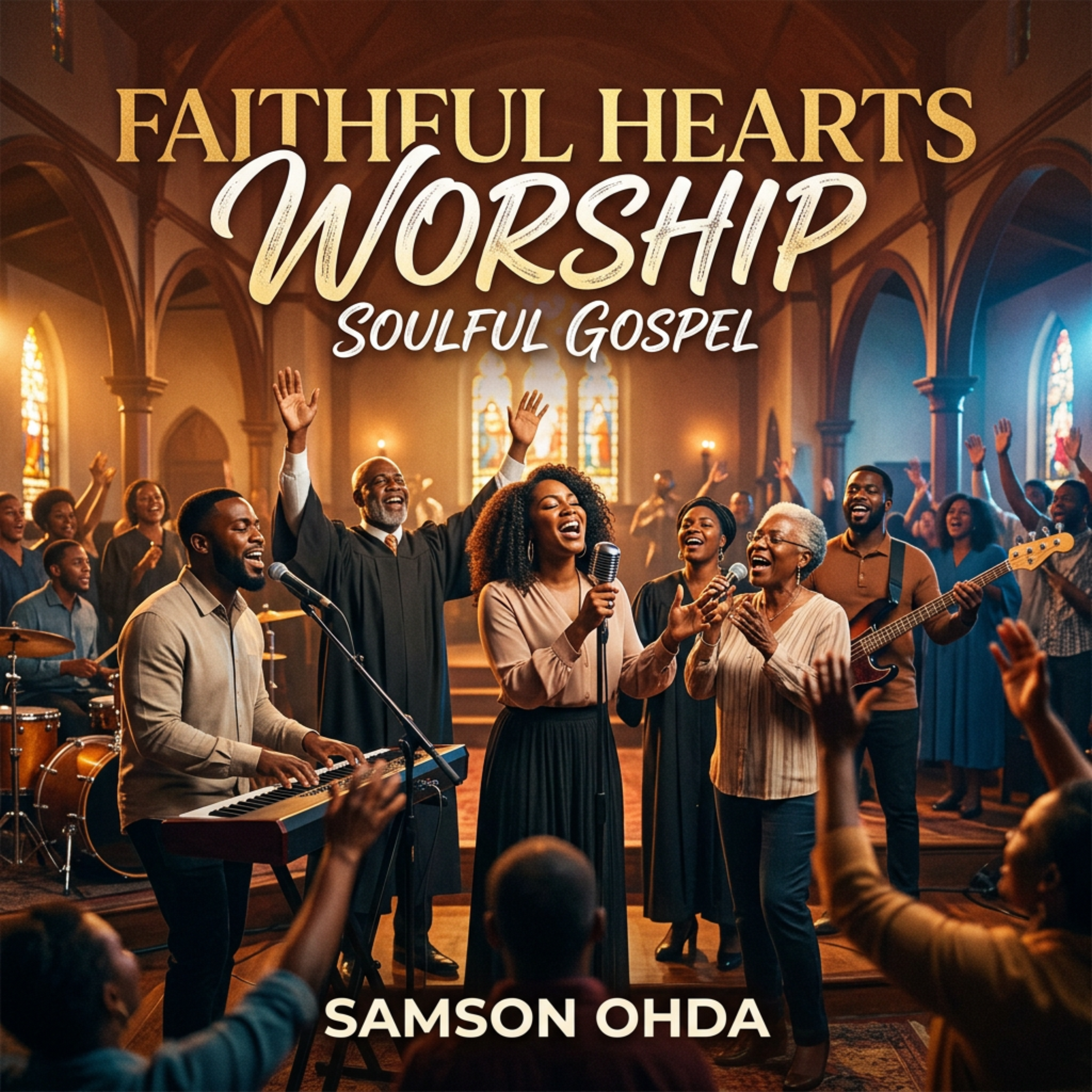 Faithful Hearts Worship by Samson Ohda  cover art