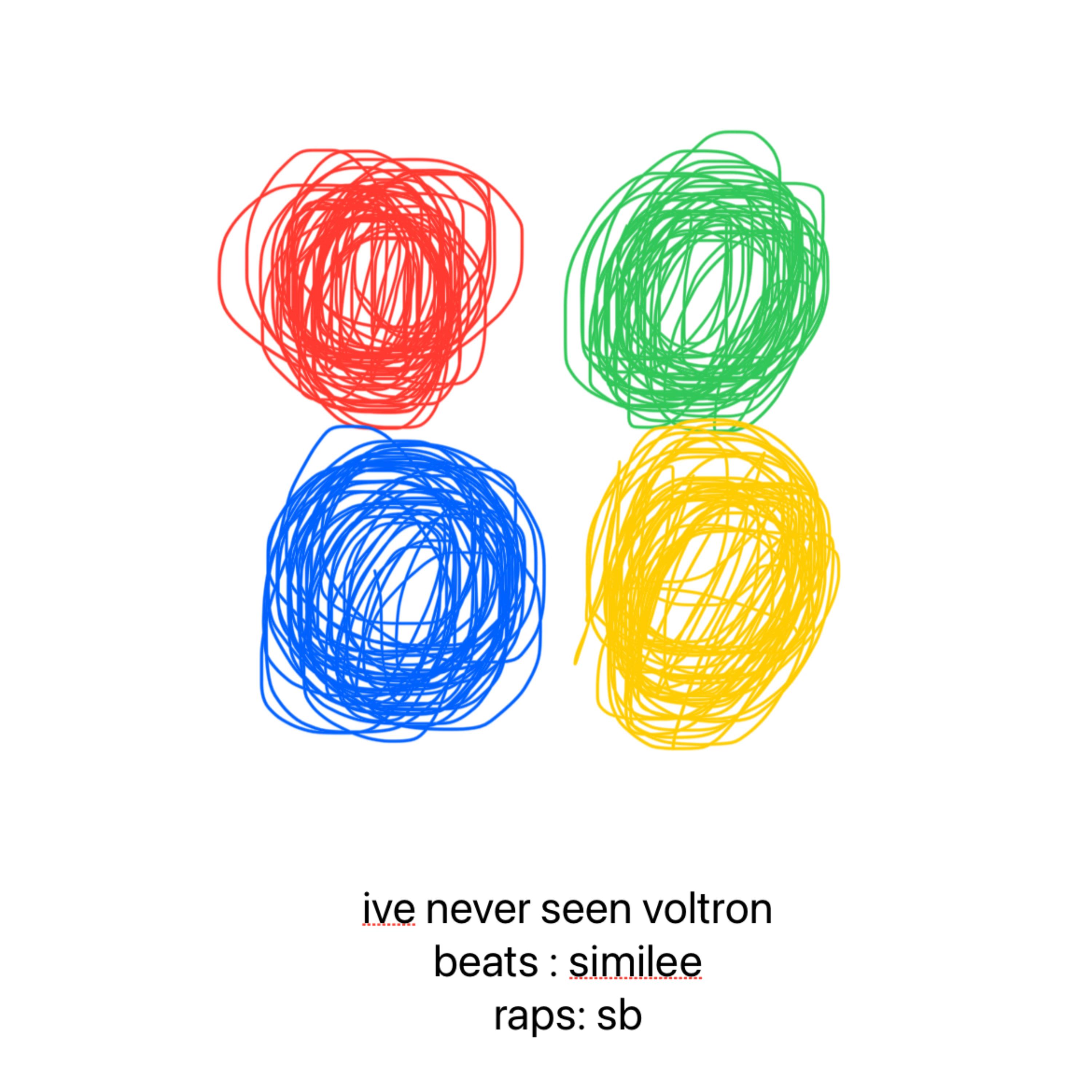 I’ve Never Seen Voltron artwork