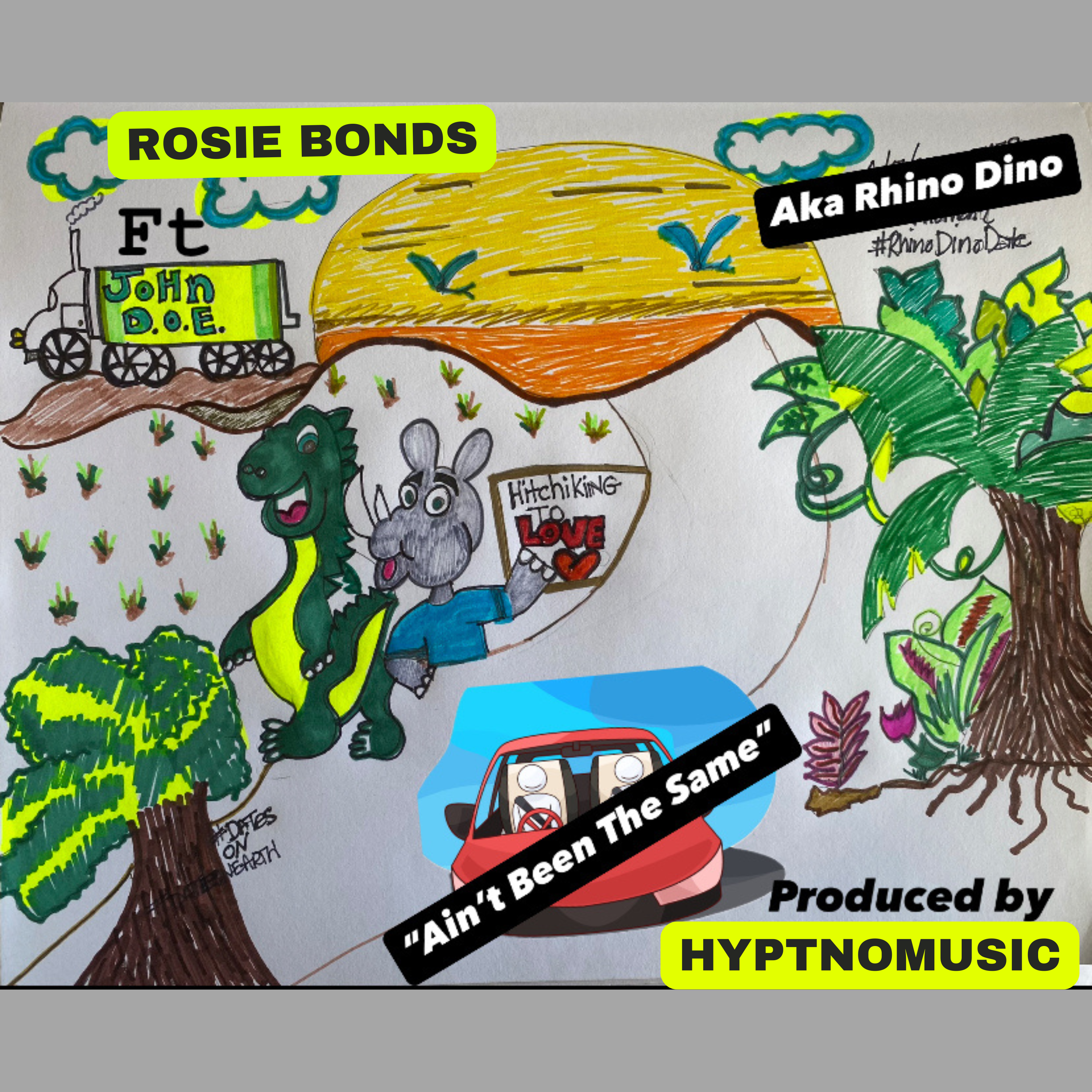 “Ain’t Been The Same” aka  Rhino Dino artwork