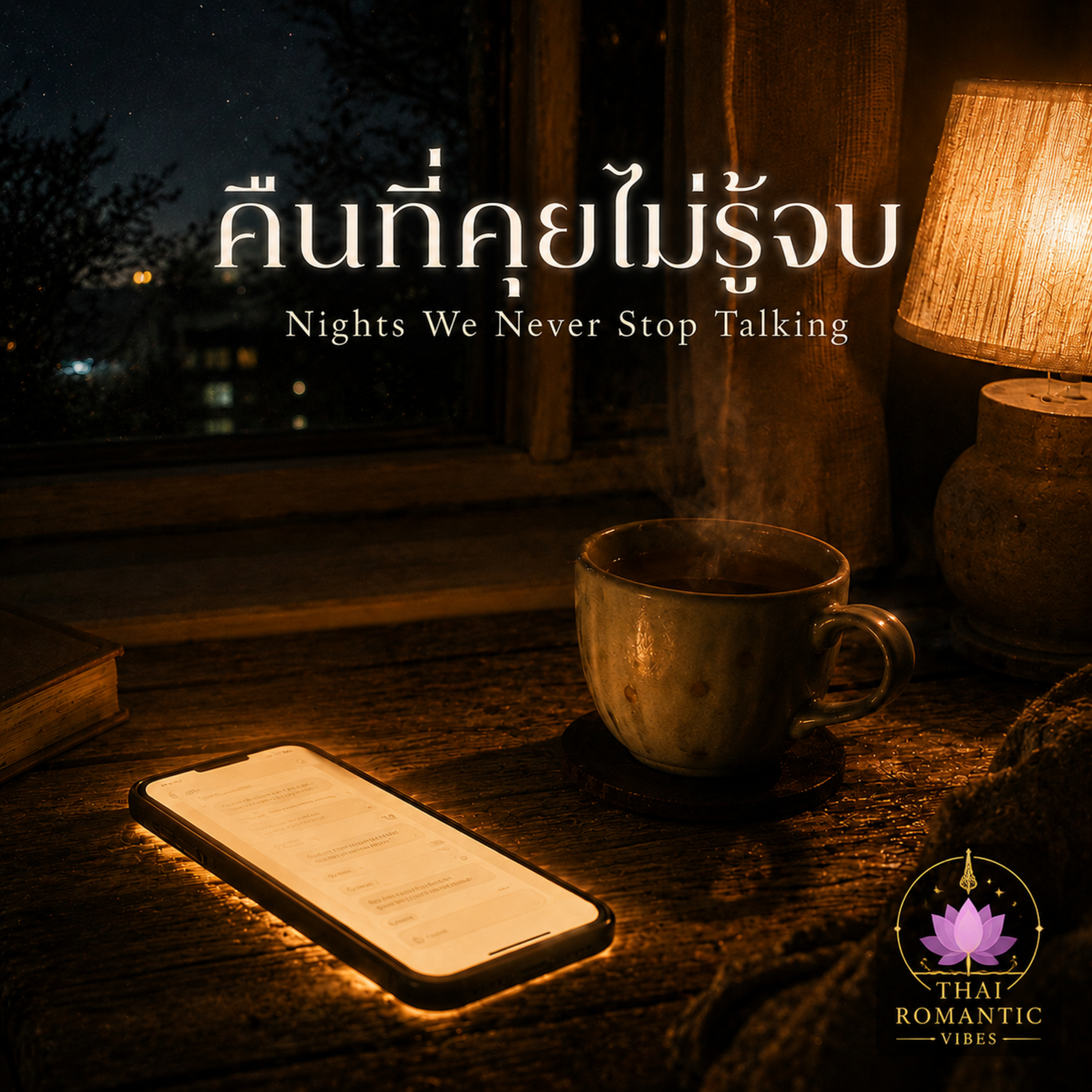 คืนที่คุยไม่รู้จบ | Nights We Never Stop Talking by Thai Romantic Vibes cover art