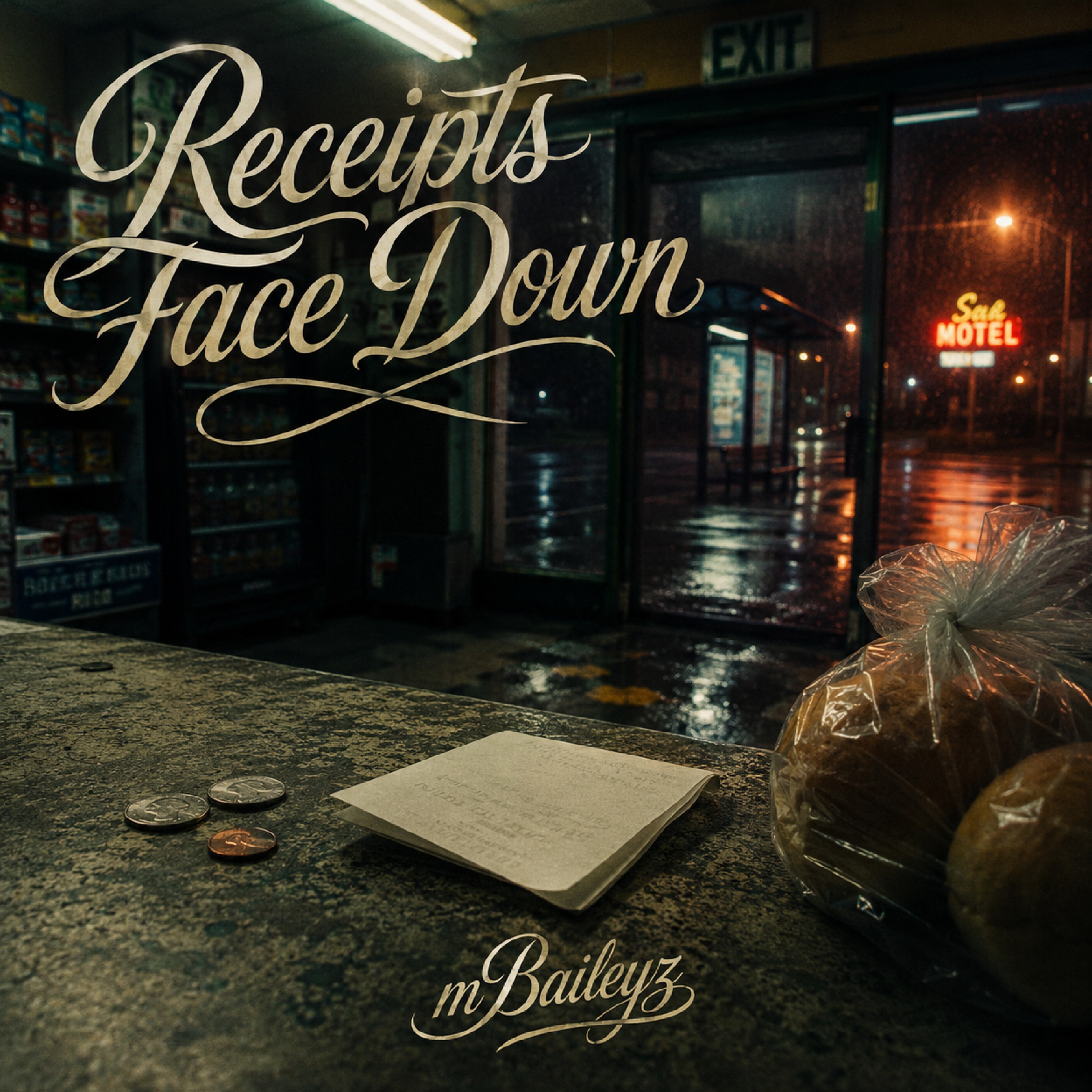 Receipts Face Down by mBaileyz cover art
