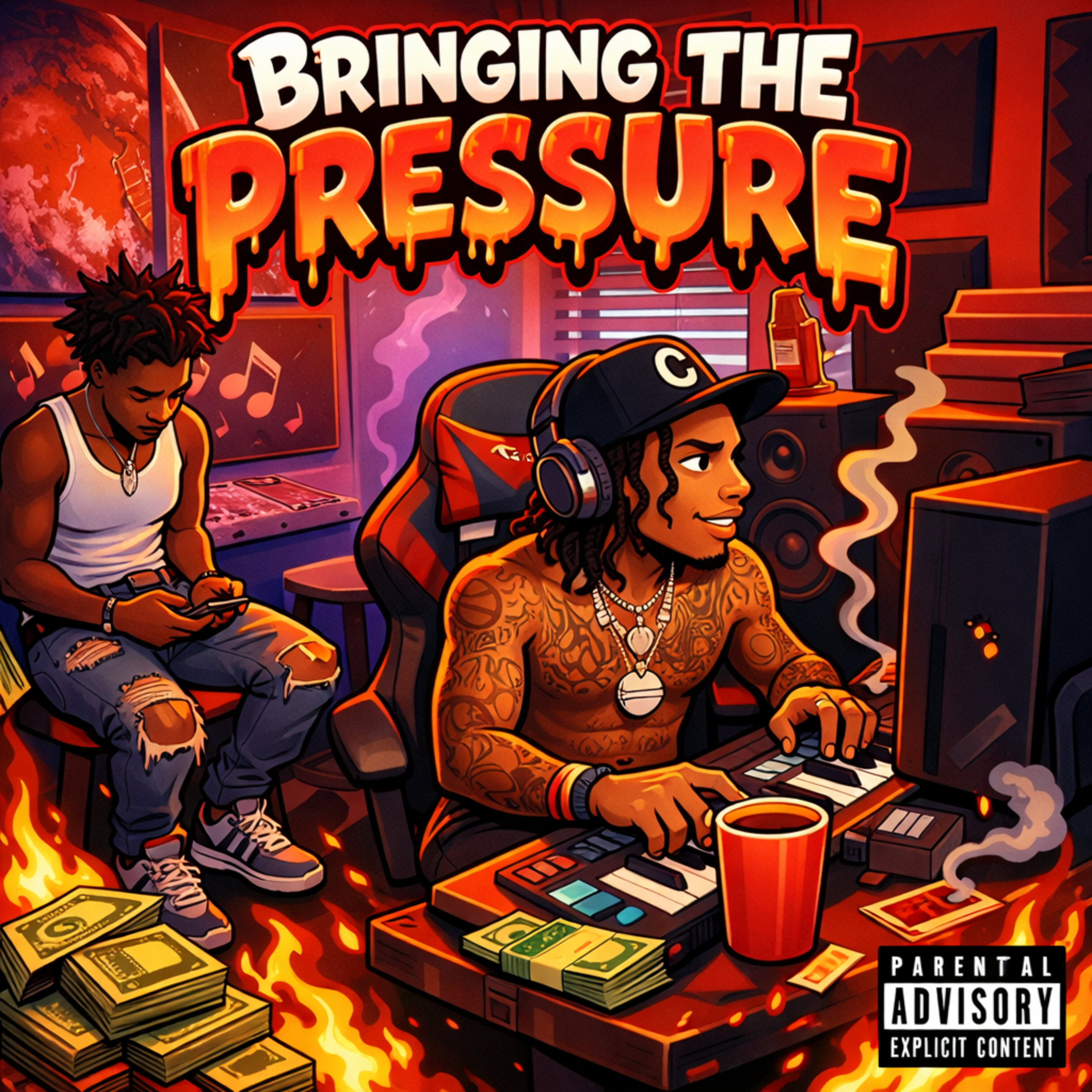 BRINGING THE PRESSURE artwork