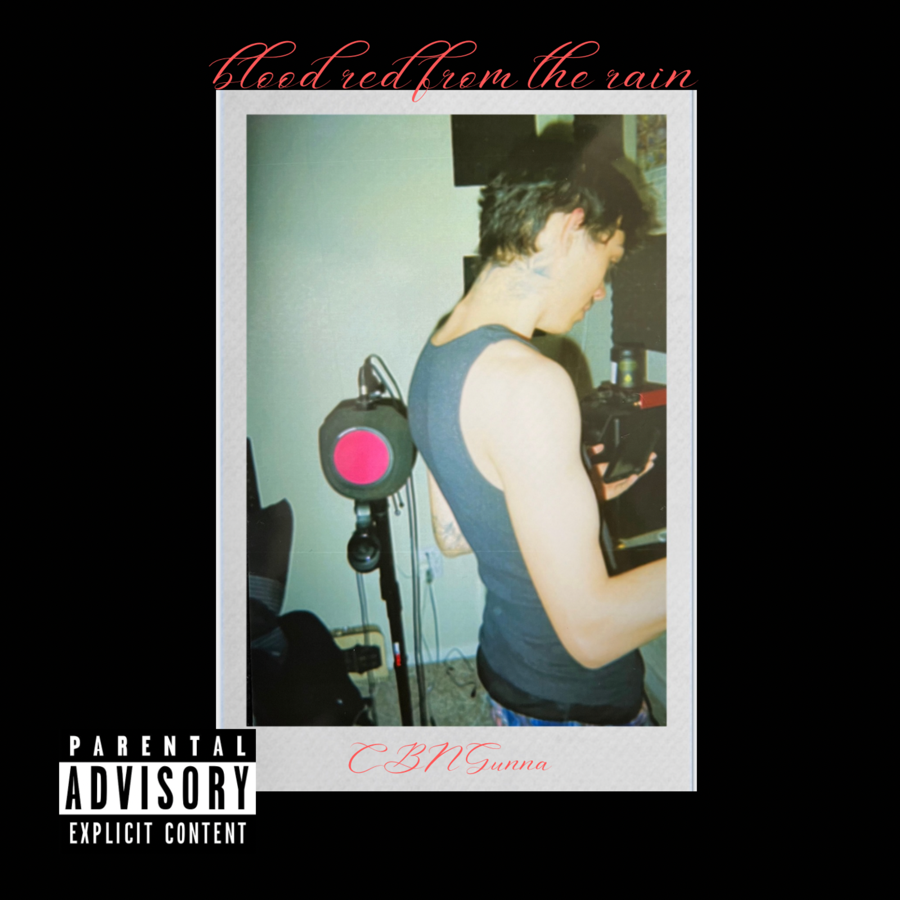 blood red from the rain artwork