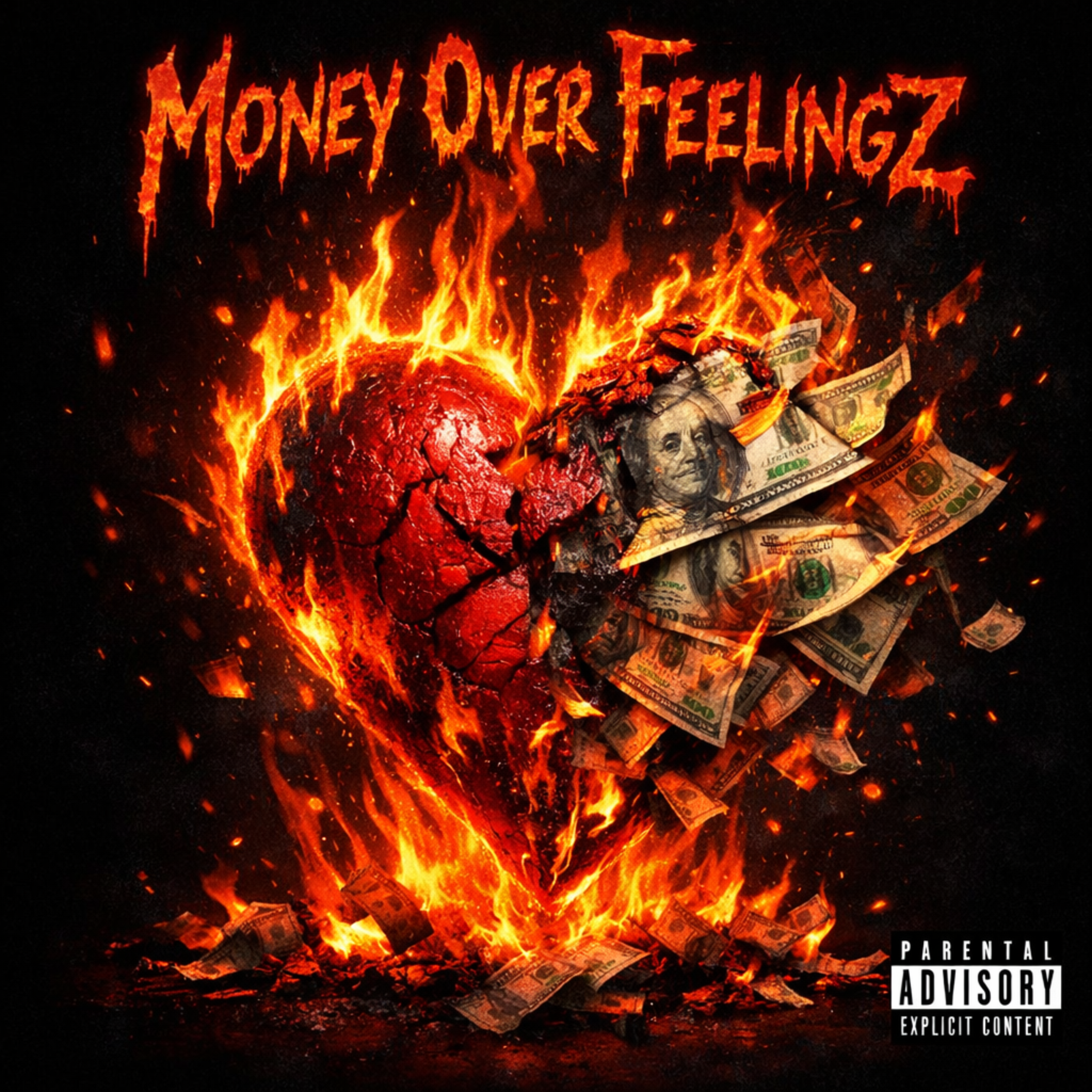 Money Over Feelingz artwork