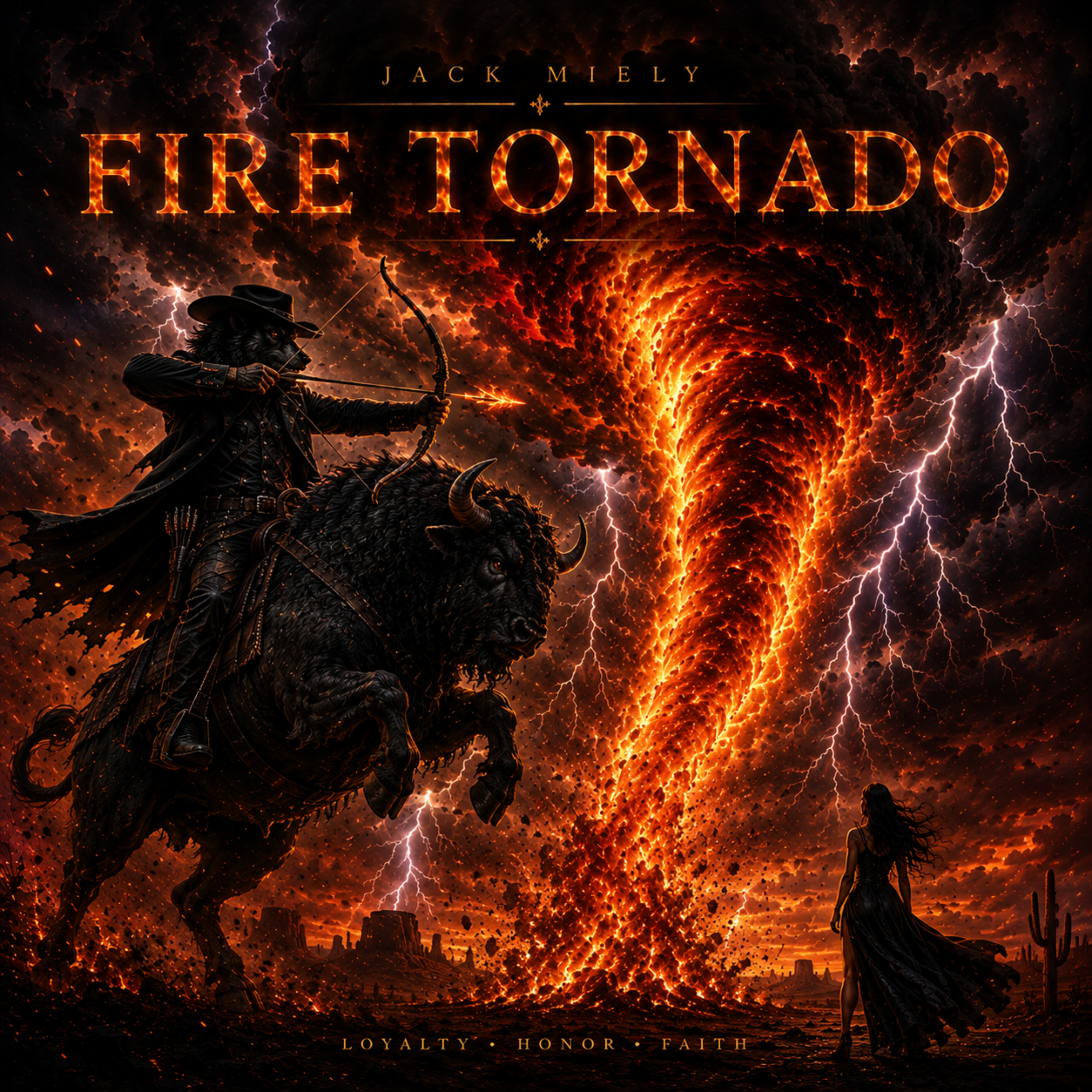 FIRE TORNADO by Jack Miely cover art