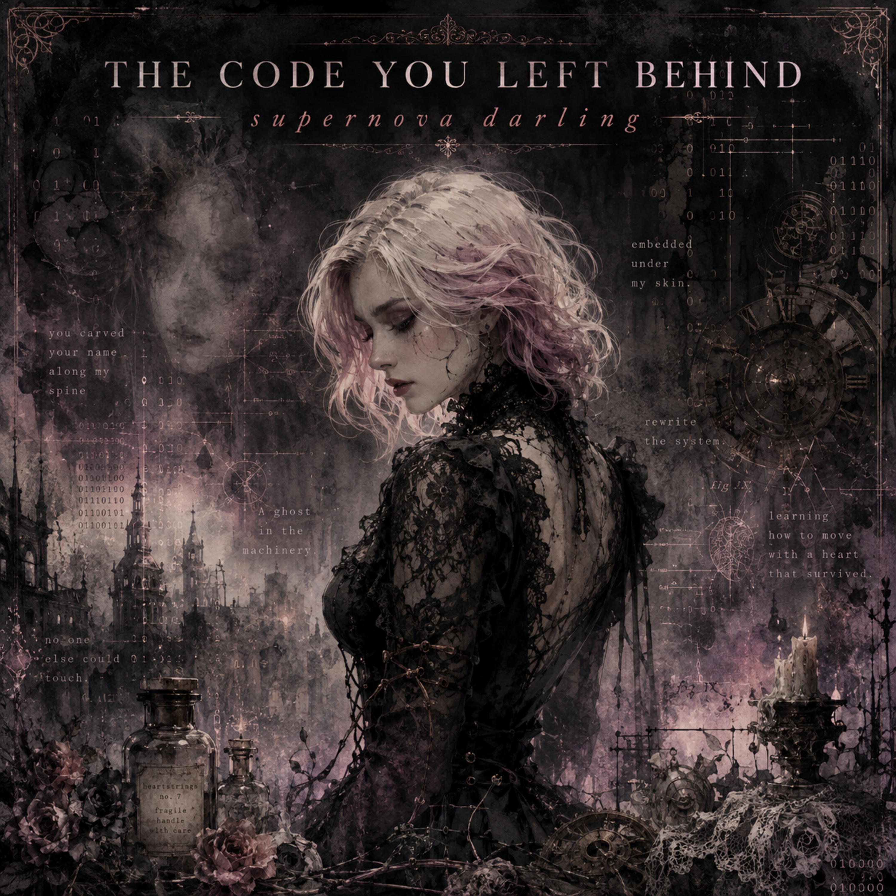 The code you left behind - Digital Ghosts by Supernova darling cover art