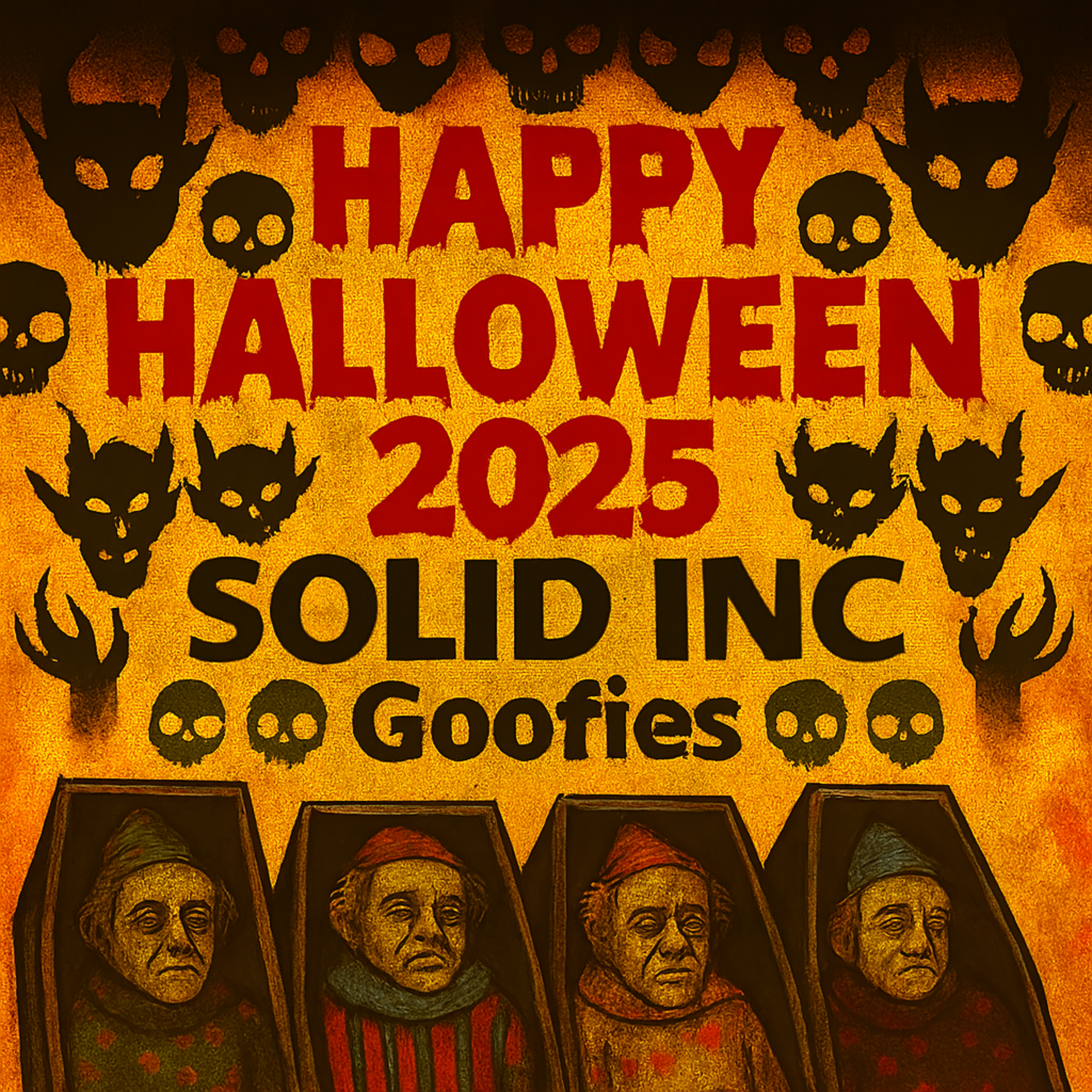 Happy Halloween 2025 SOLID INC Goofies artwork