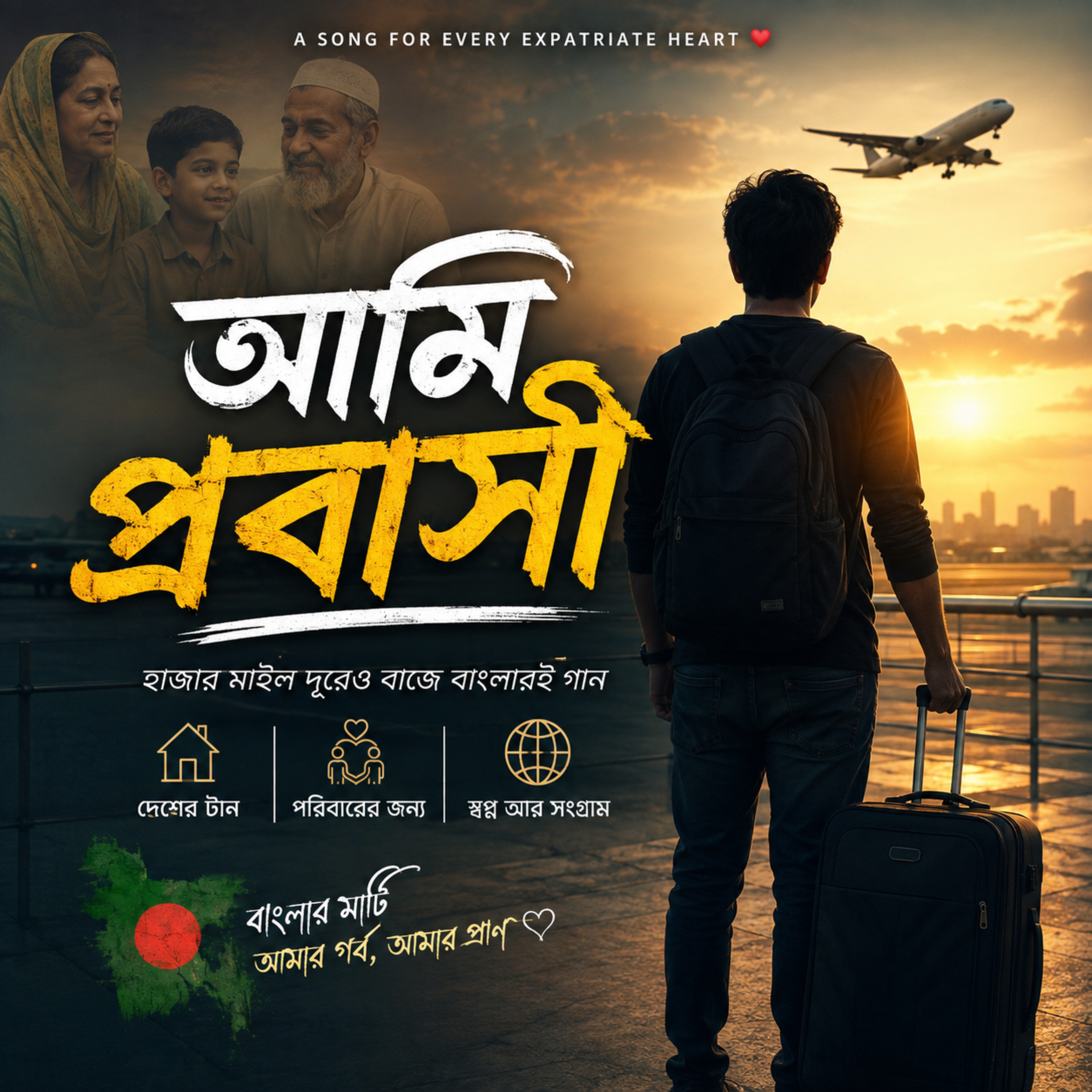 আমি প্রবাসী by Tanjid Bhuiyan cover art