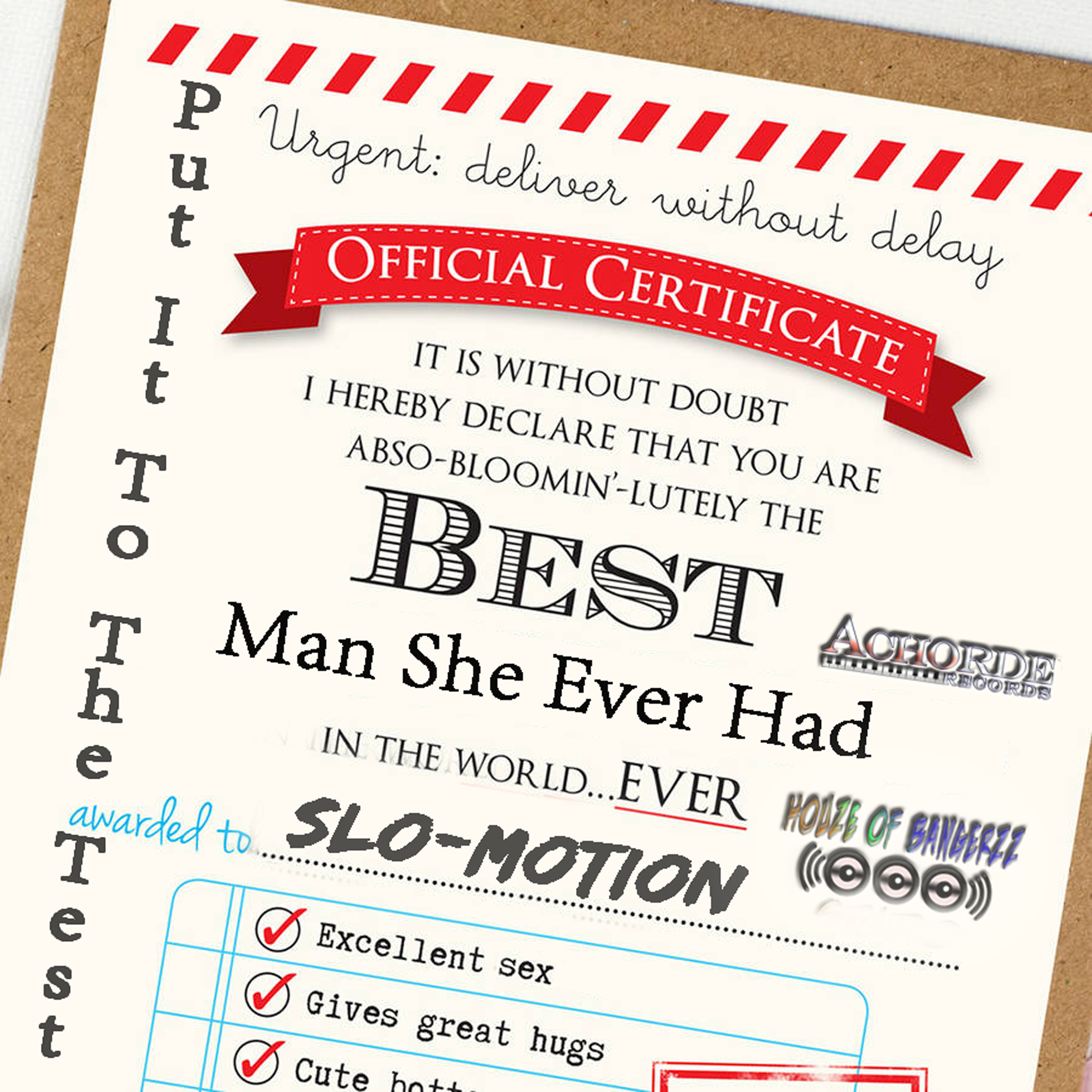 PUT IT TO THE TEST artwork