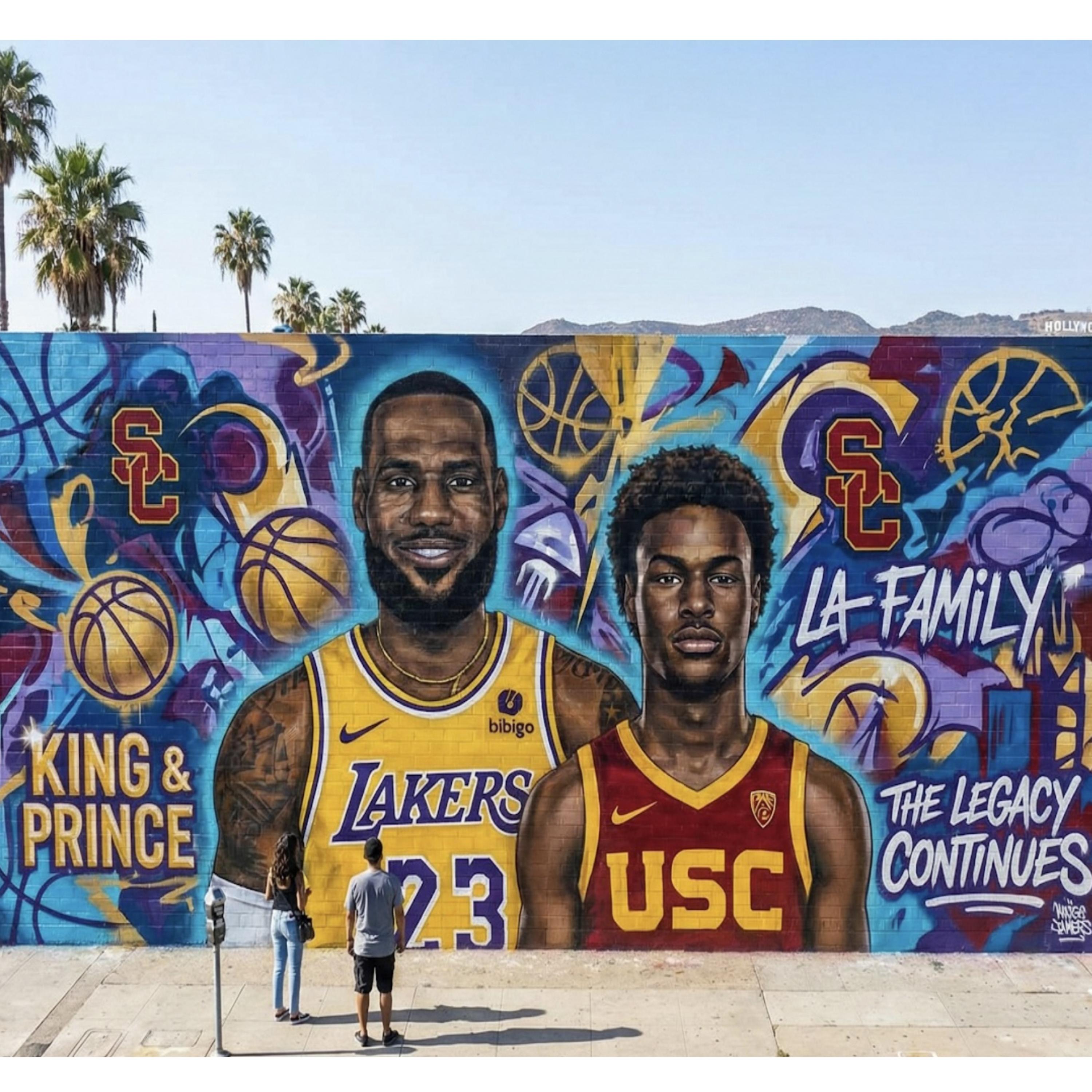Bron & Bronny artwork