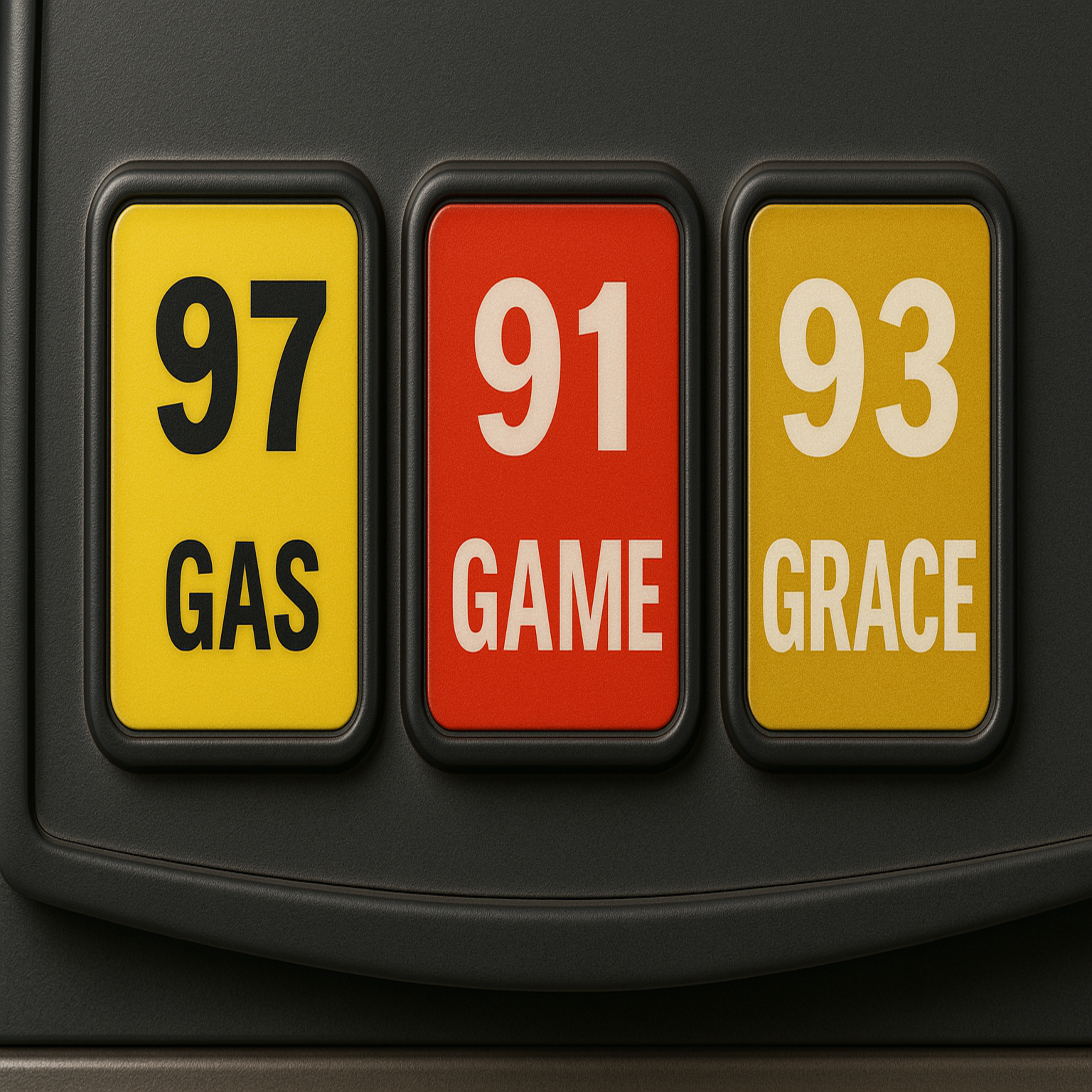 GAS, GAME, GRACE artwork