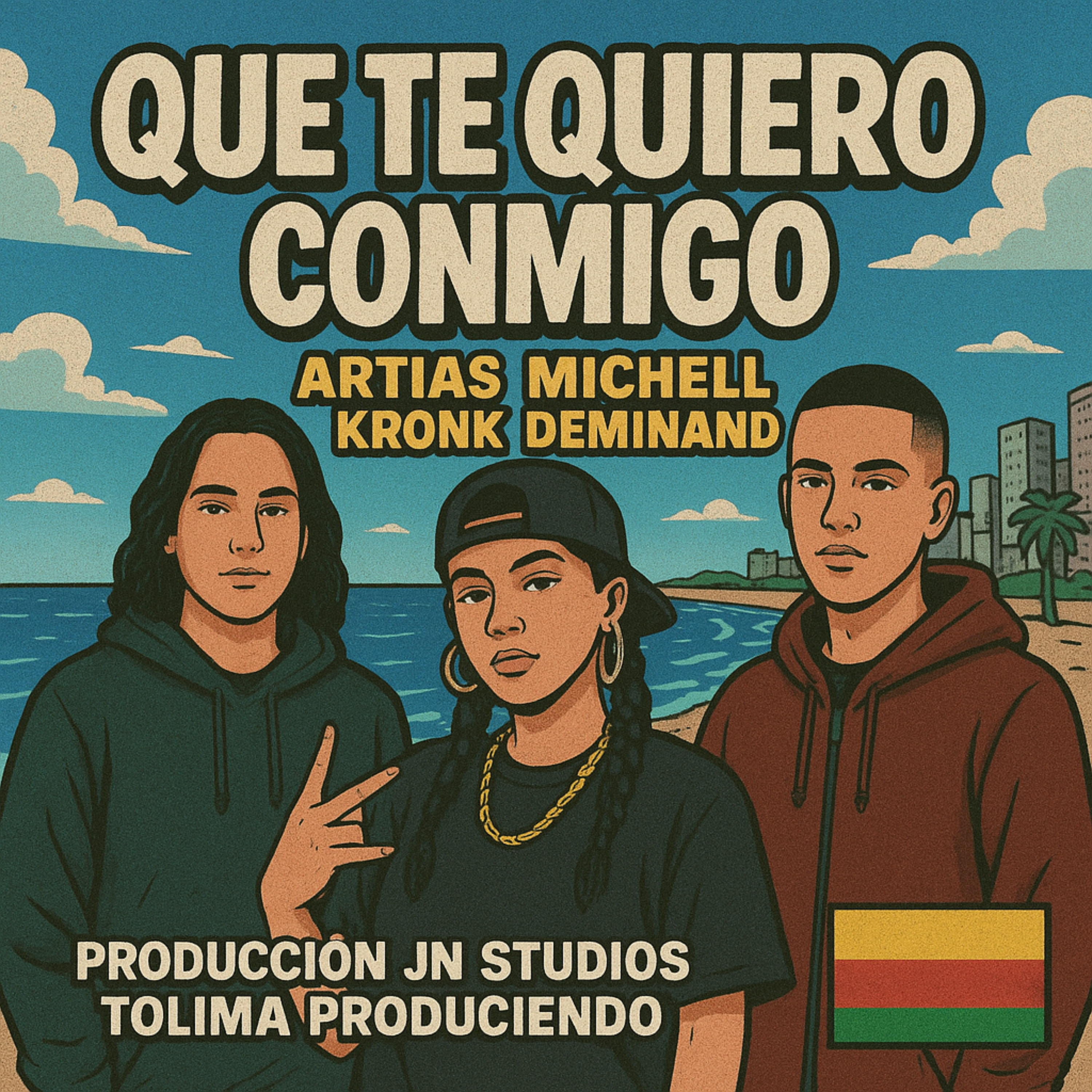 que te quiero conmigo artwork