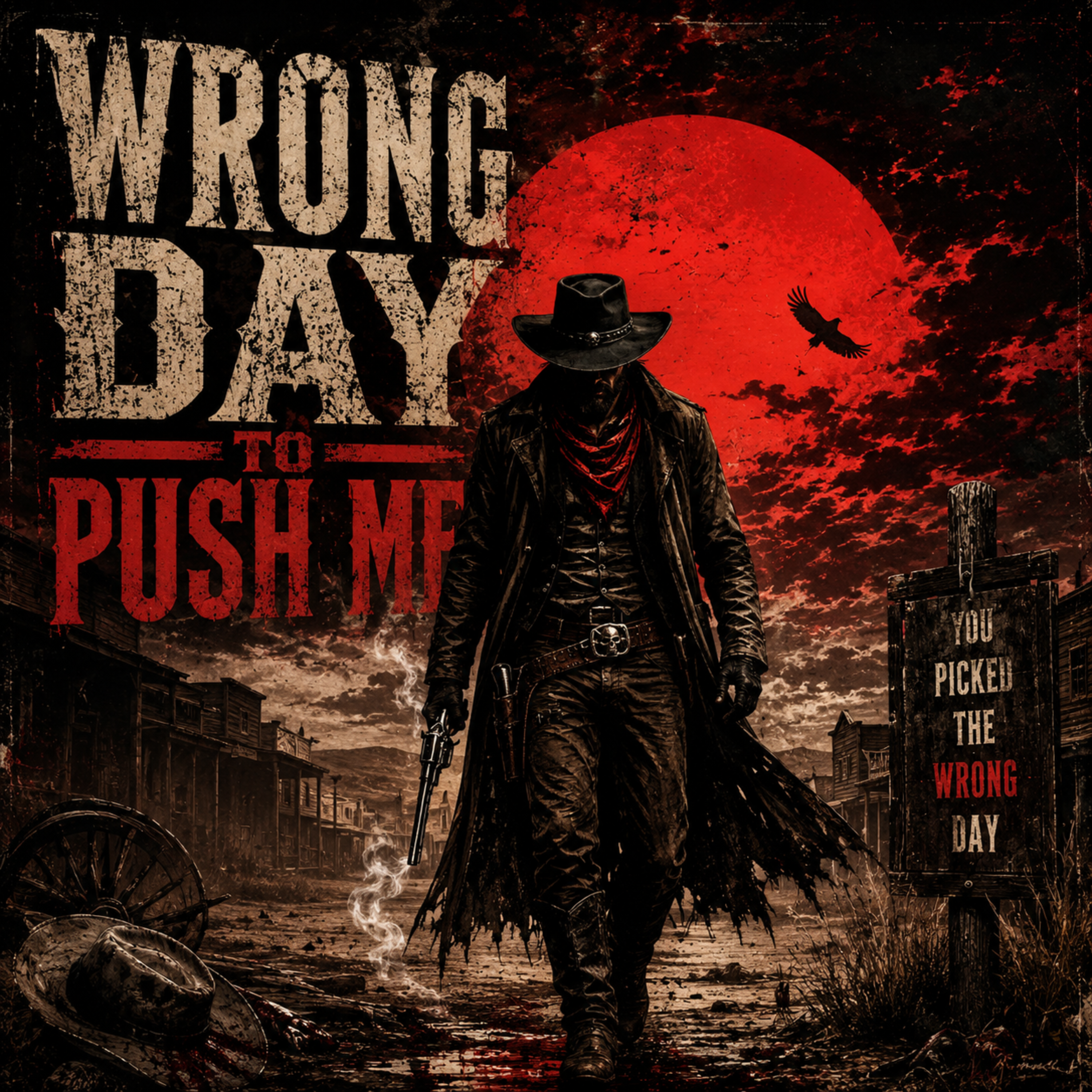 WRONG DAY TO PUSH ME by Cowboy in a Suit cover art