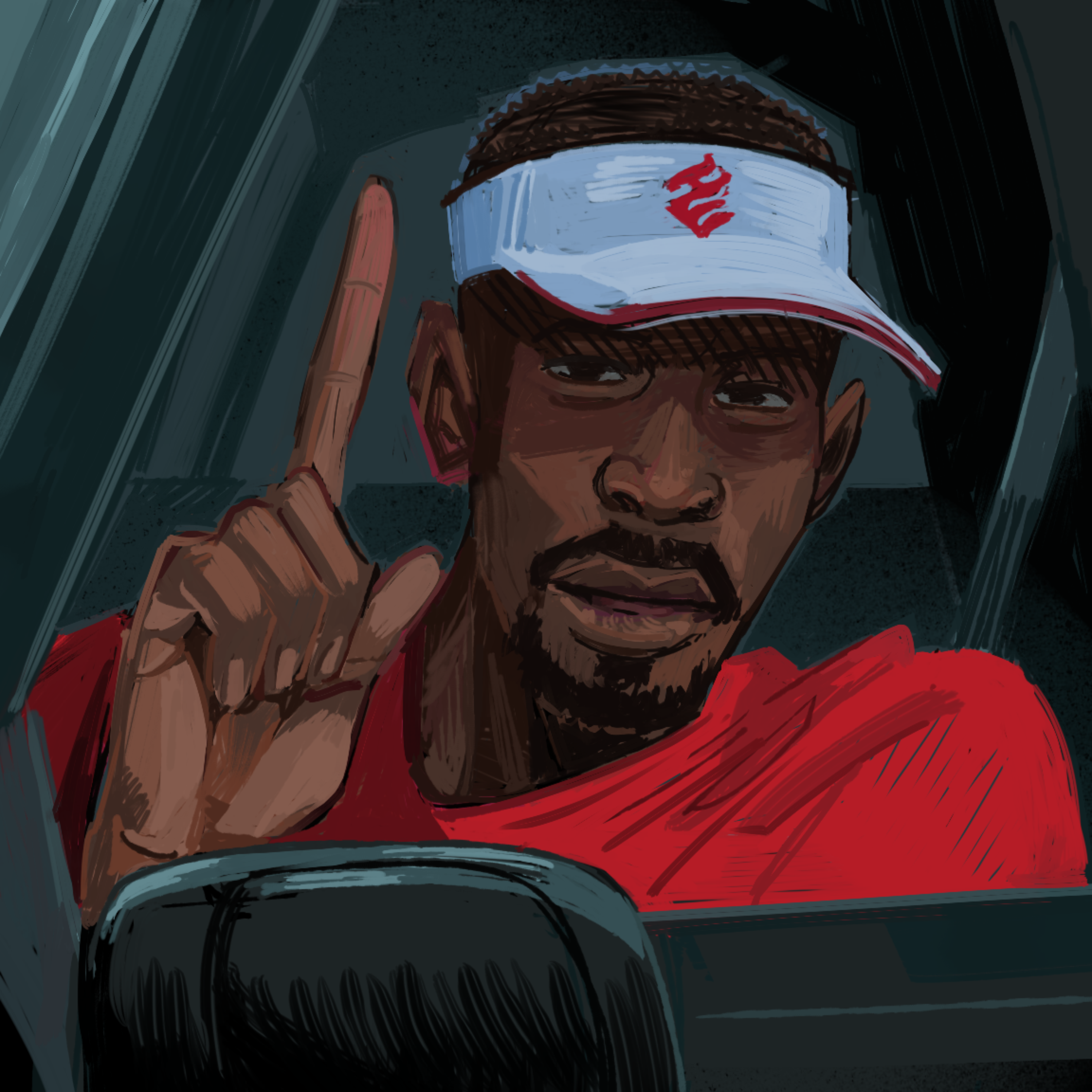 Avon Barksdale artwork