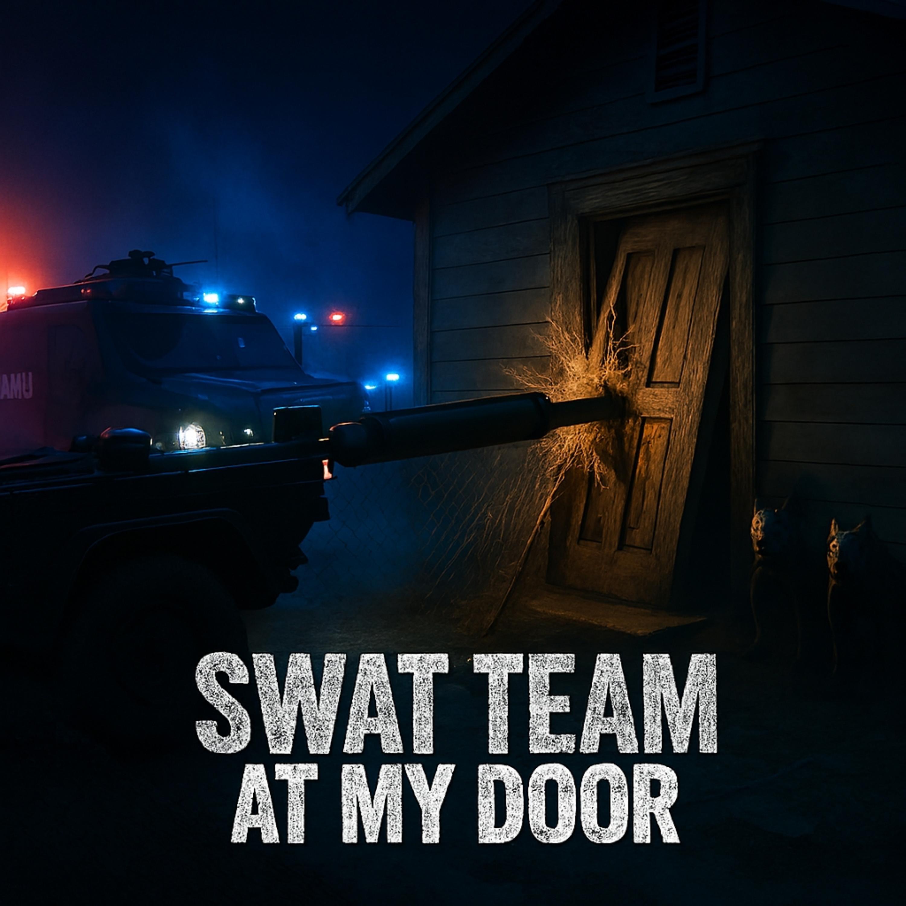swat team at the door artwork
