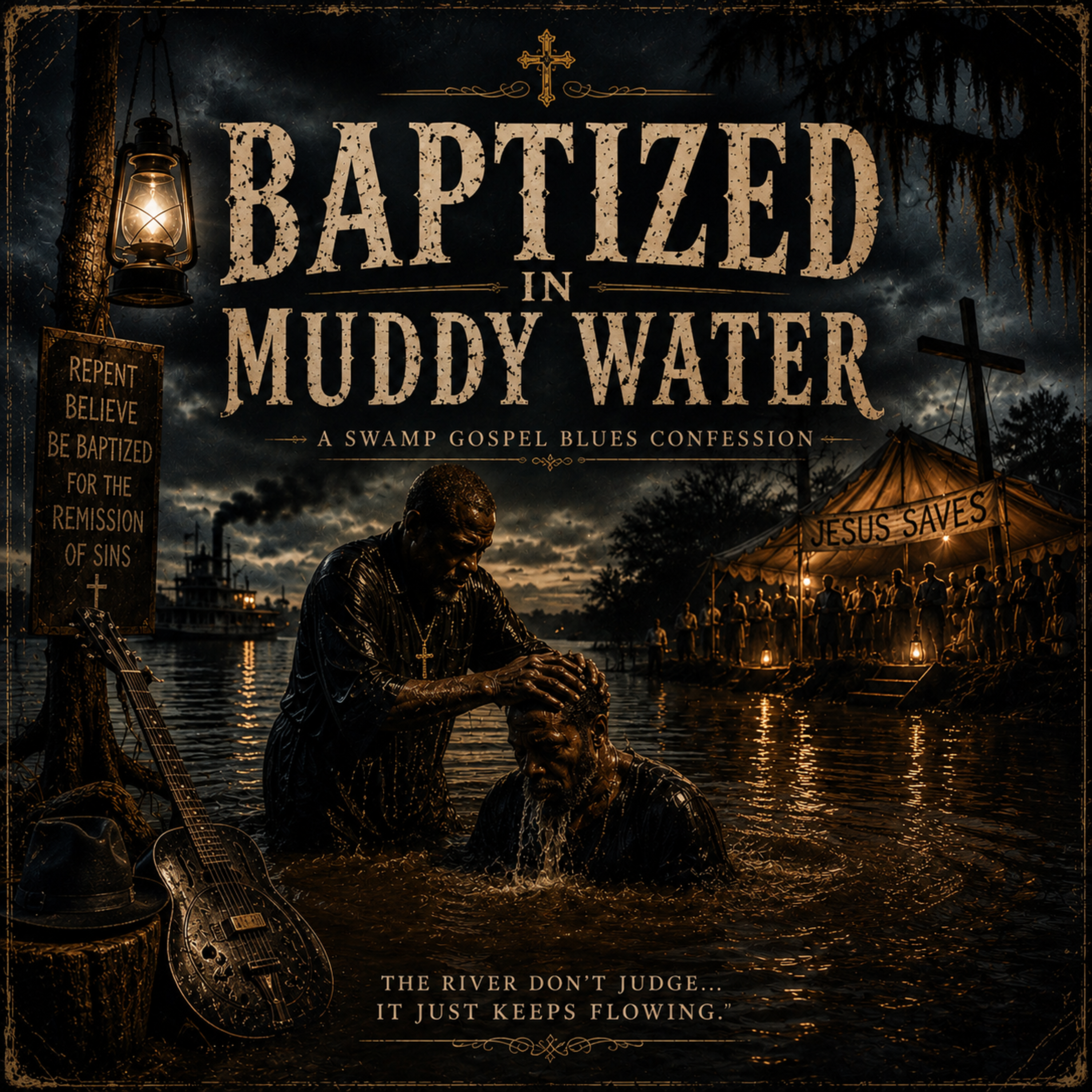 Baptized In MUDDY WATER by Gospel & Blues Meets Country cover art