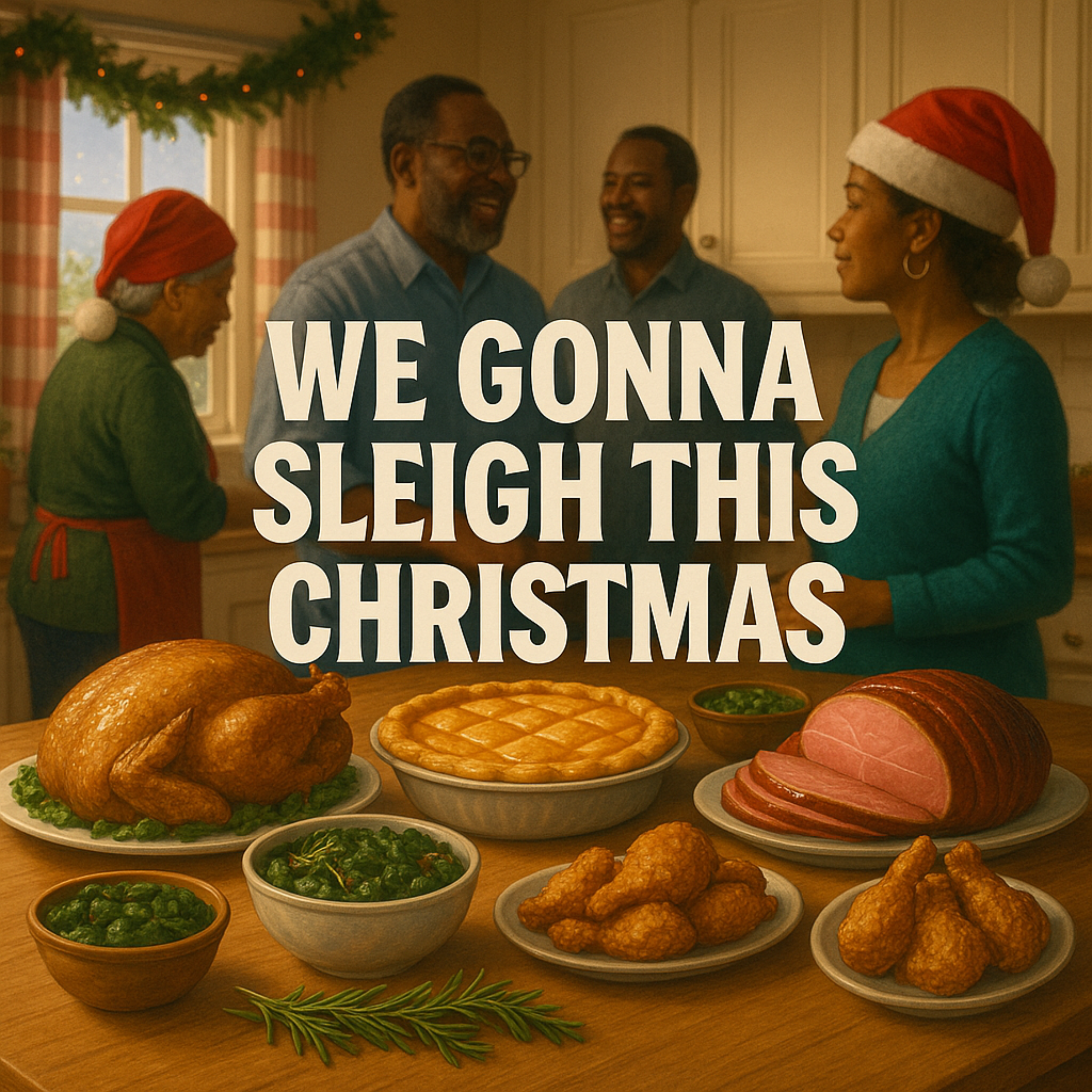 WE GONNA SLEIGH THIS CHRISTMAS artwork
