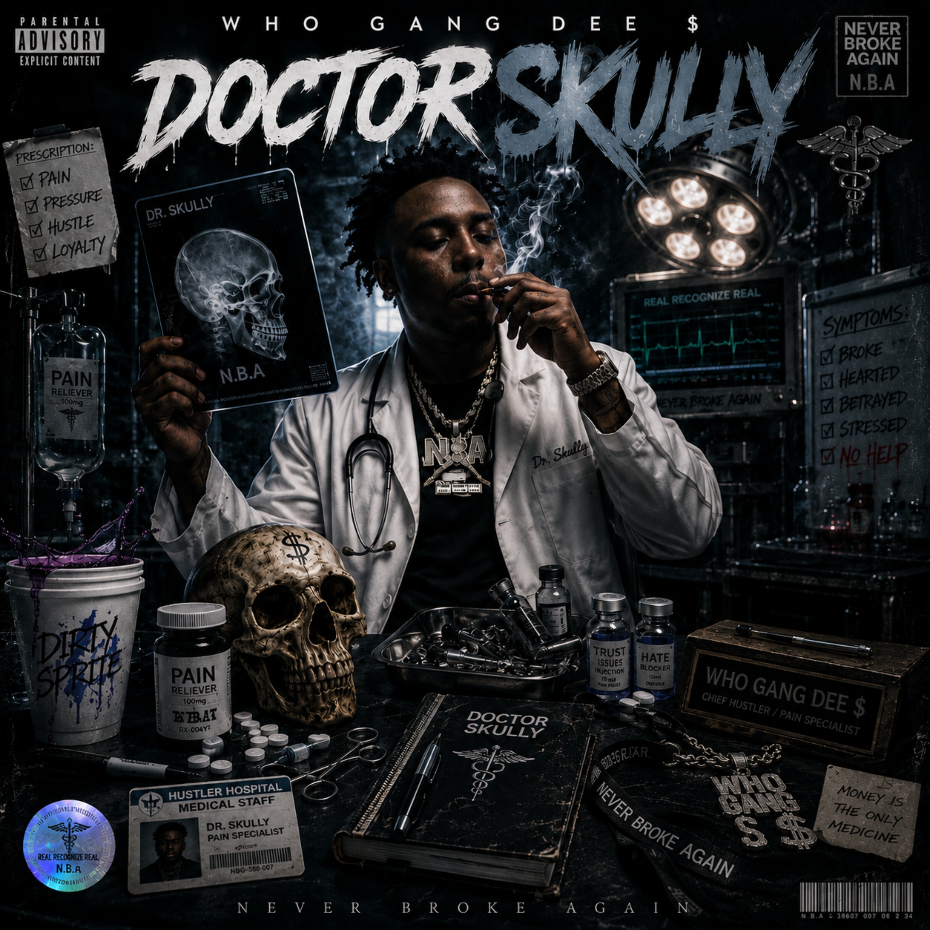 Doctor Skully by WhoGangDee Never Broke Again cover art