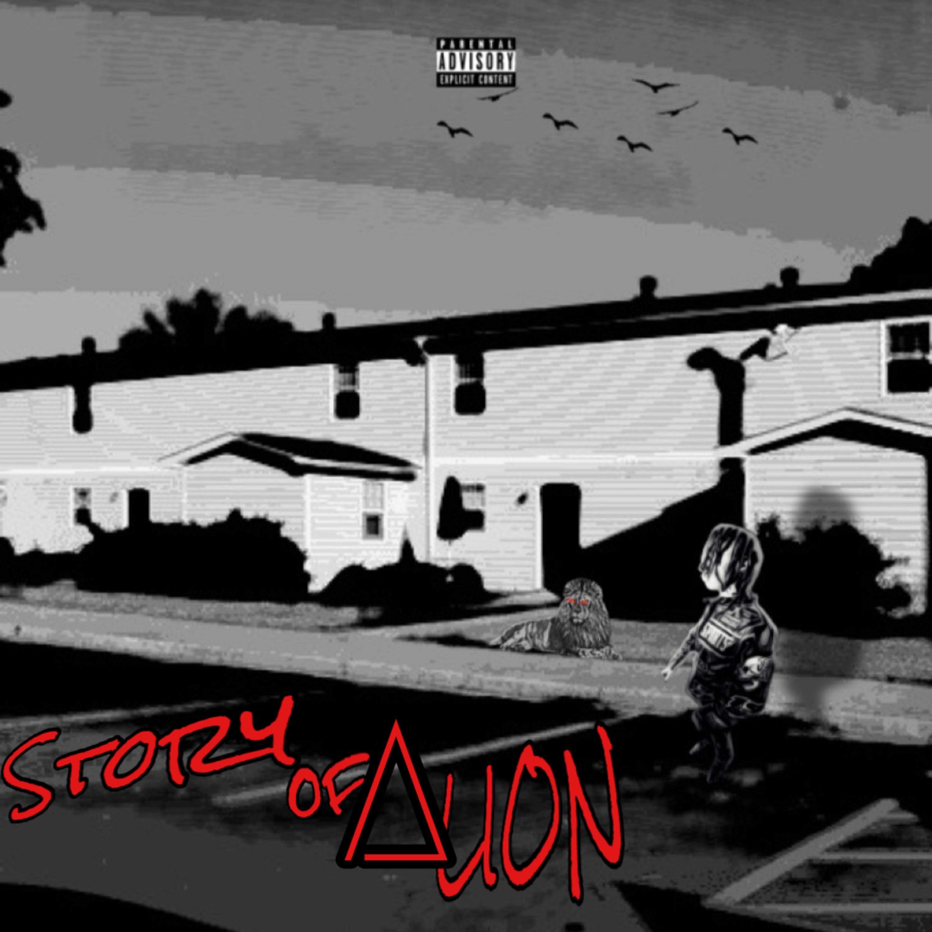 story of a lion artwork