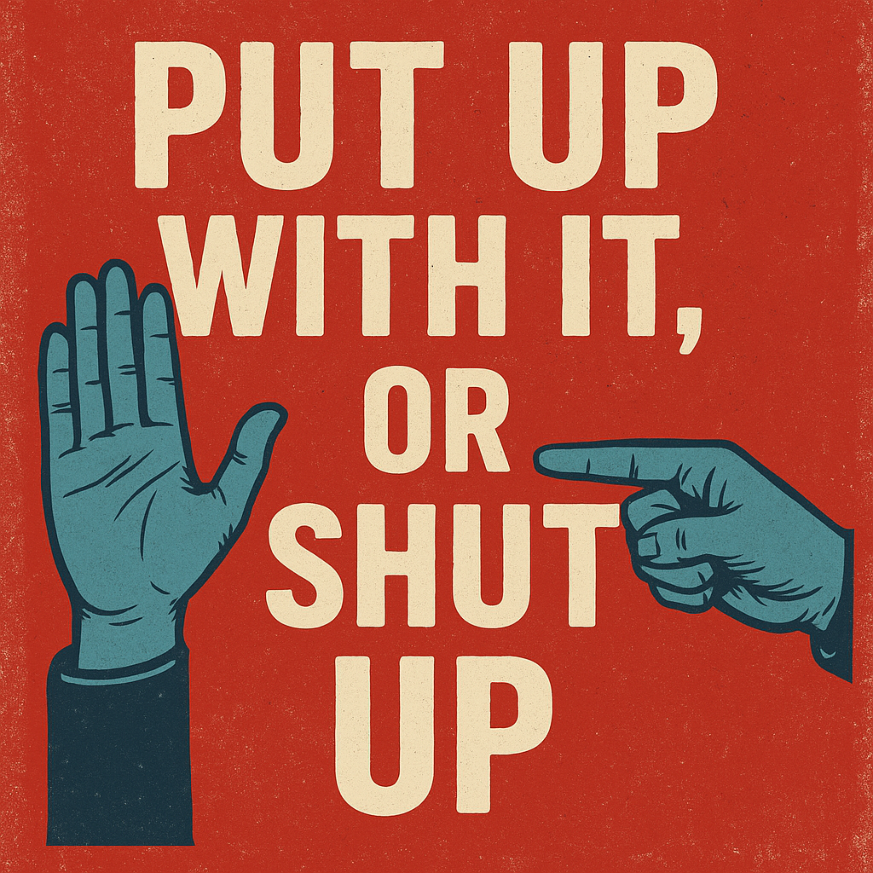 Put Up With It, Or Shut Up artwork