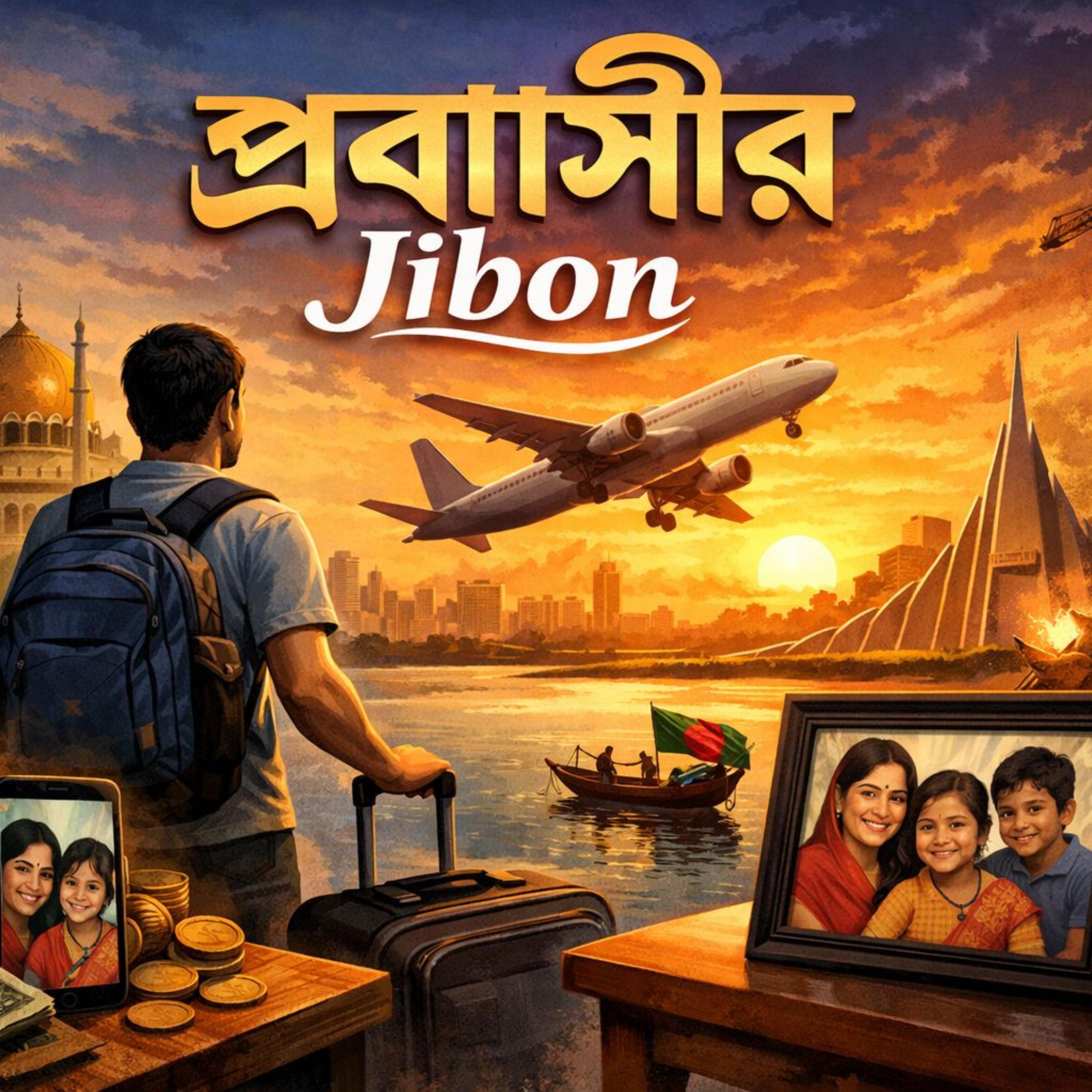 প্রবাসীর জীবন (probashir jibon) by Tanjid Bhuiyan cover art