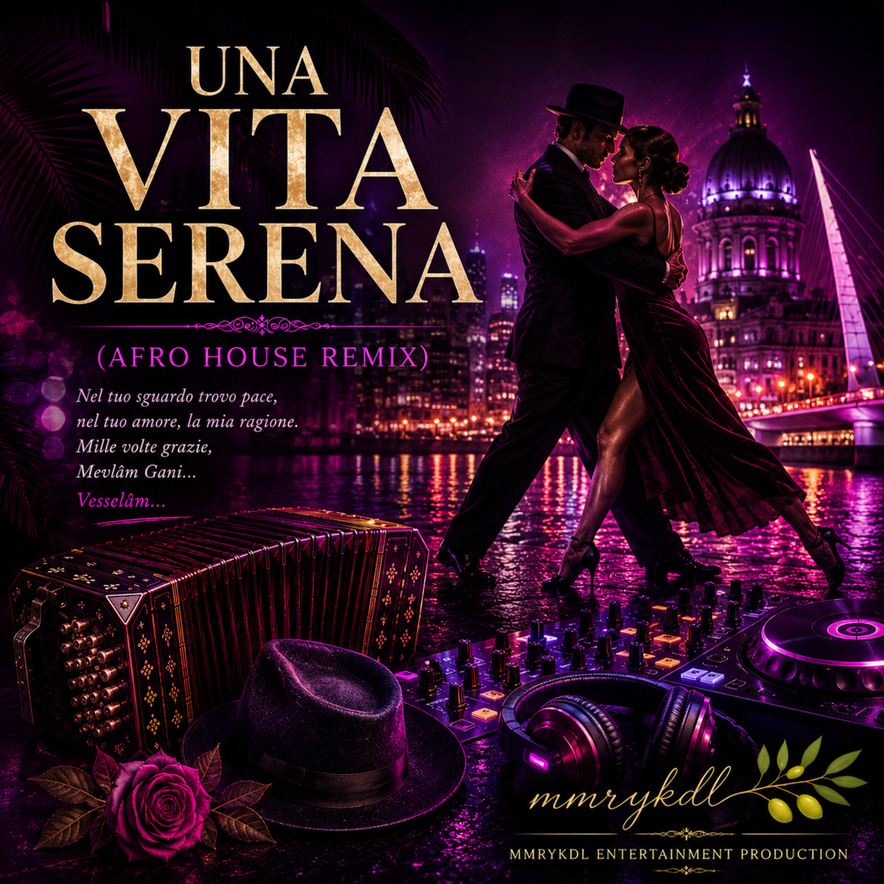 UNA VITA SERENA (Afro House Remix) by MMRYKDL cover art
