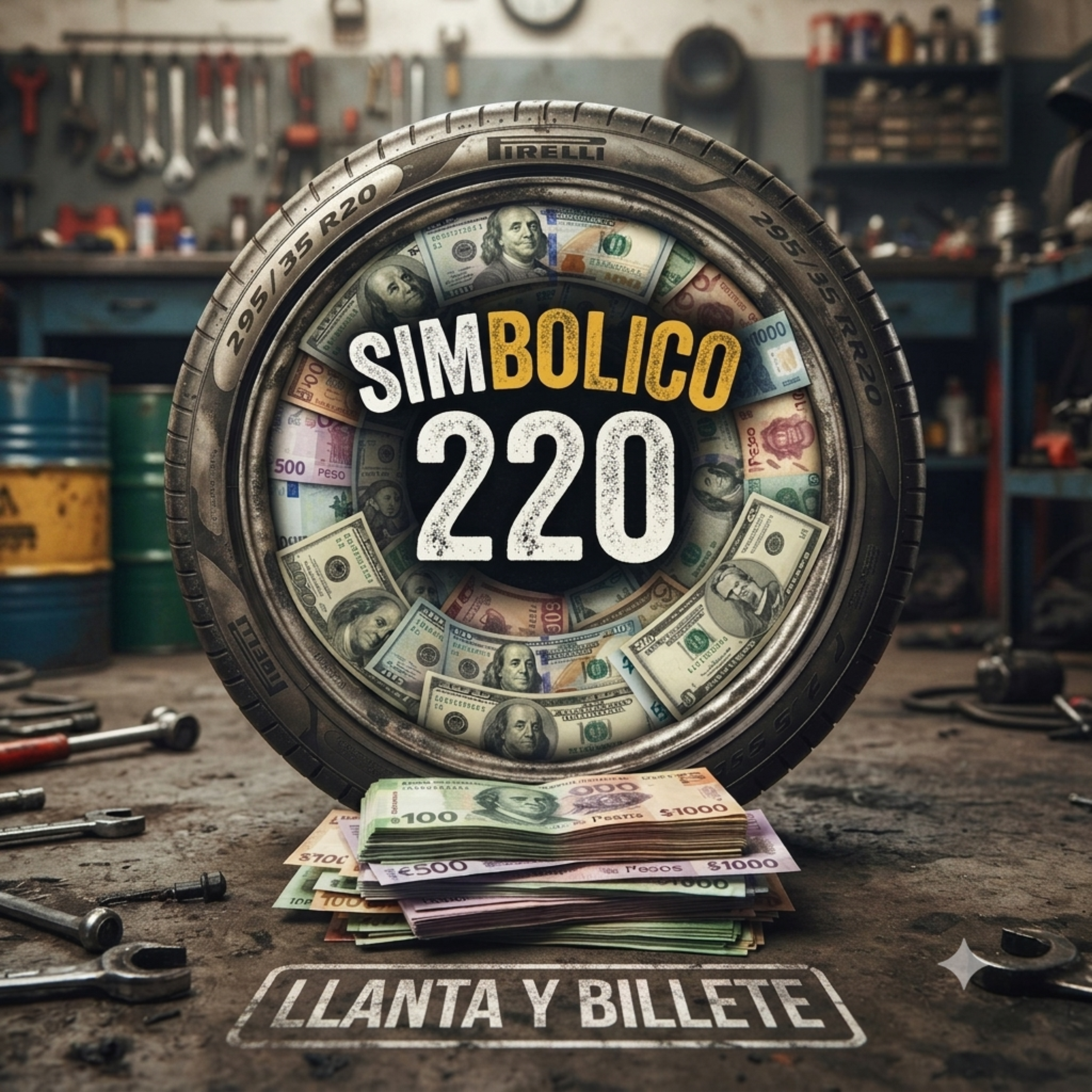 llanta y billete by simbolico220 cover art
