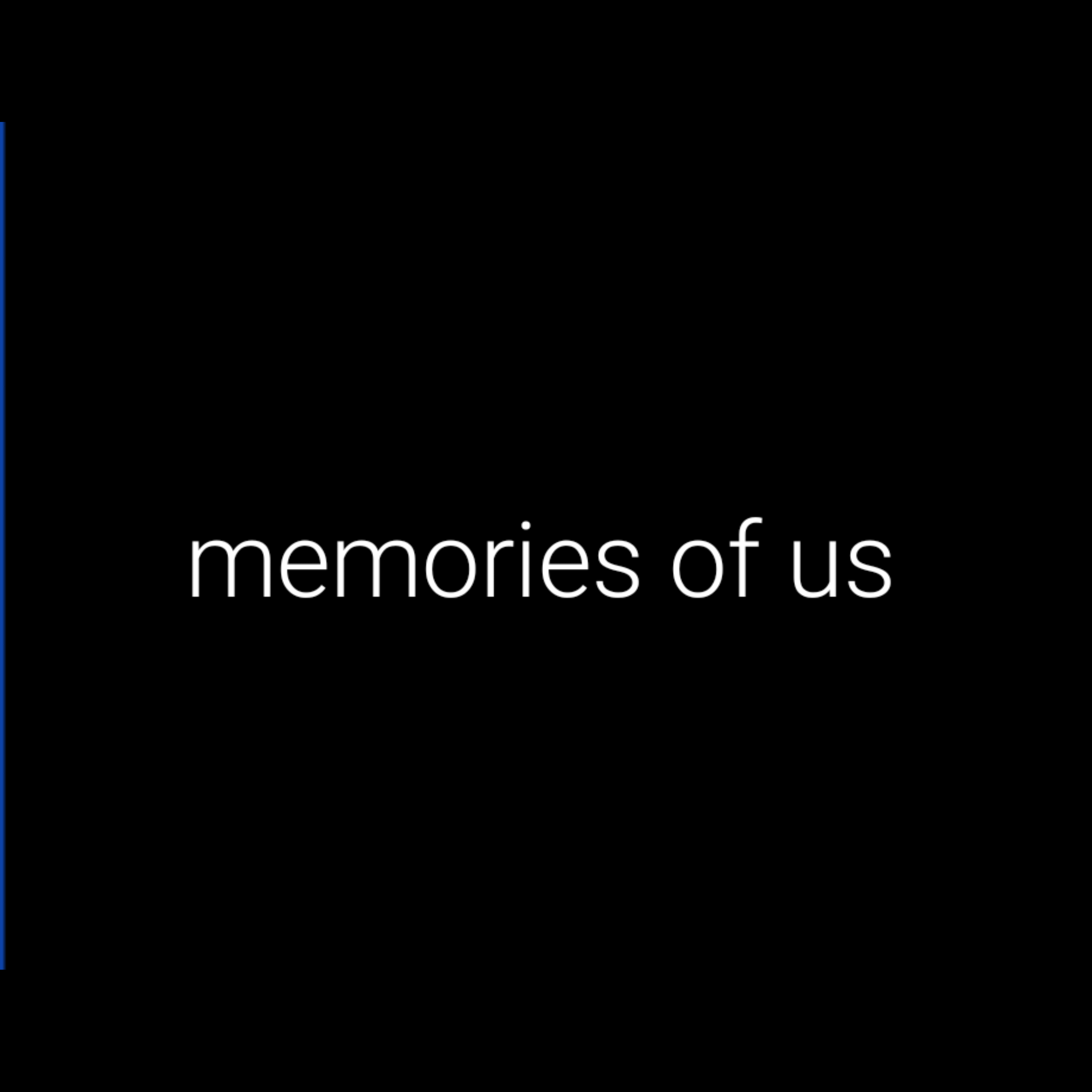 memories of us artwork