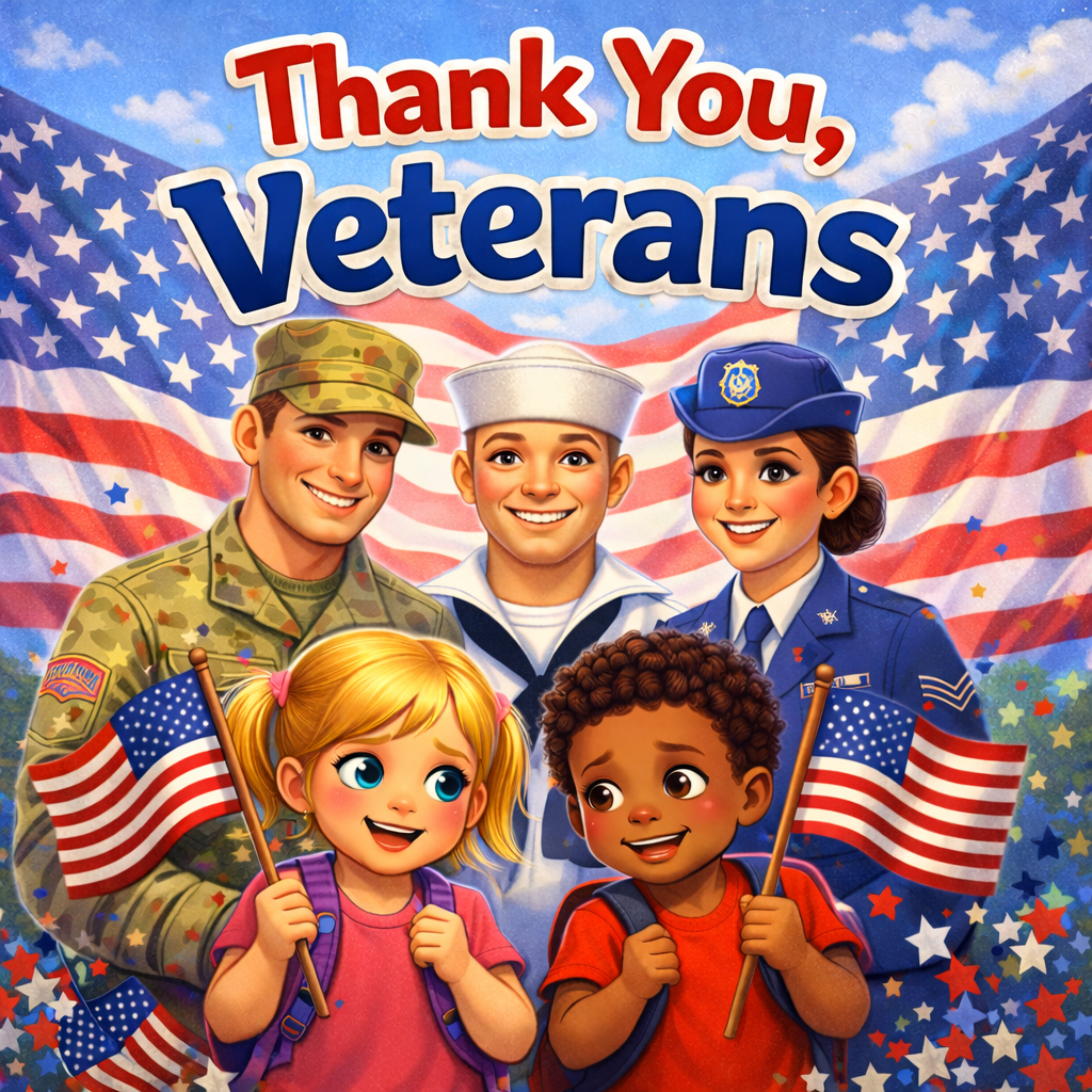 Thank You, VETERANS artwork