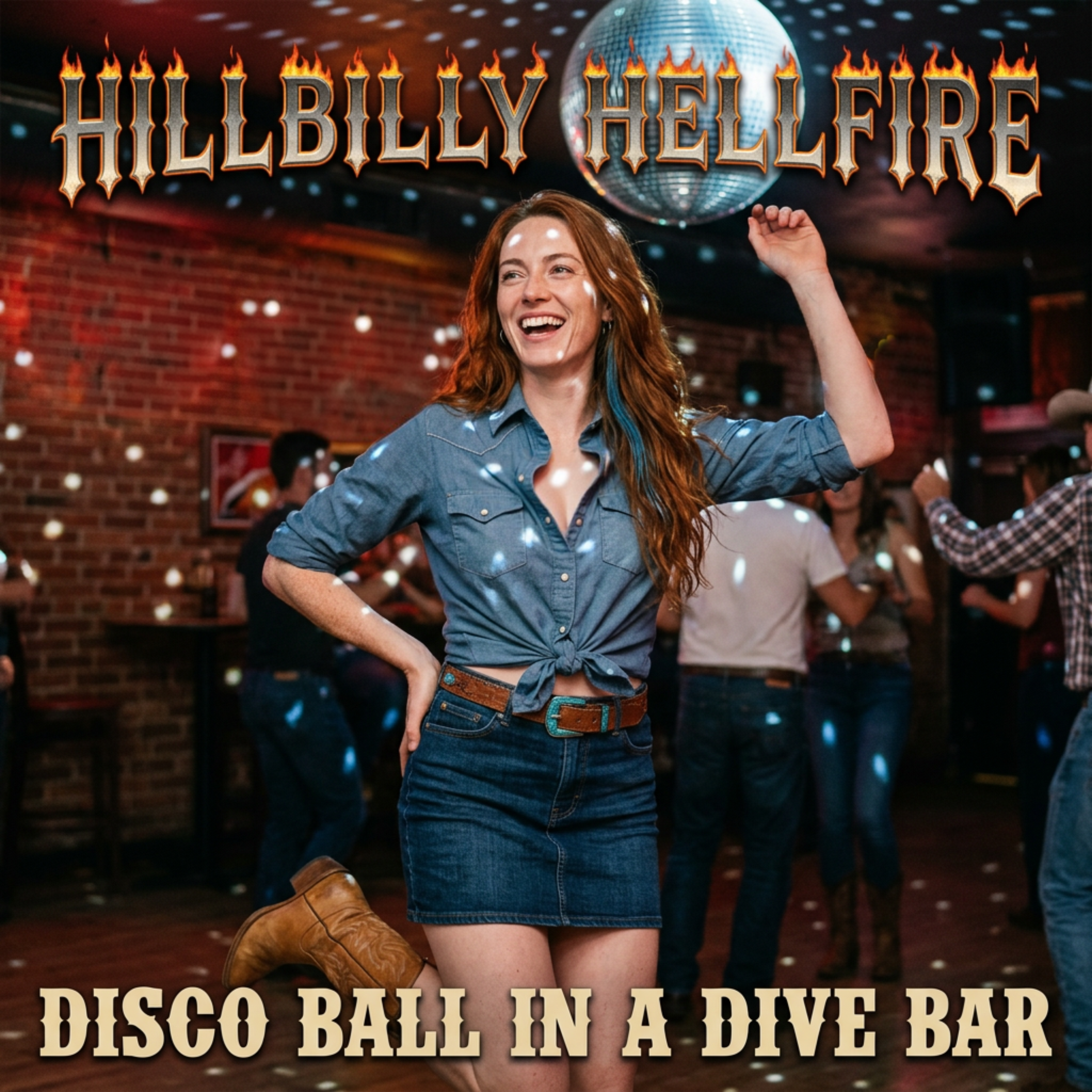 Disco Ball In A Dive Bar by Hillbilly Hellfire cover art