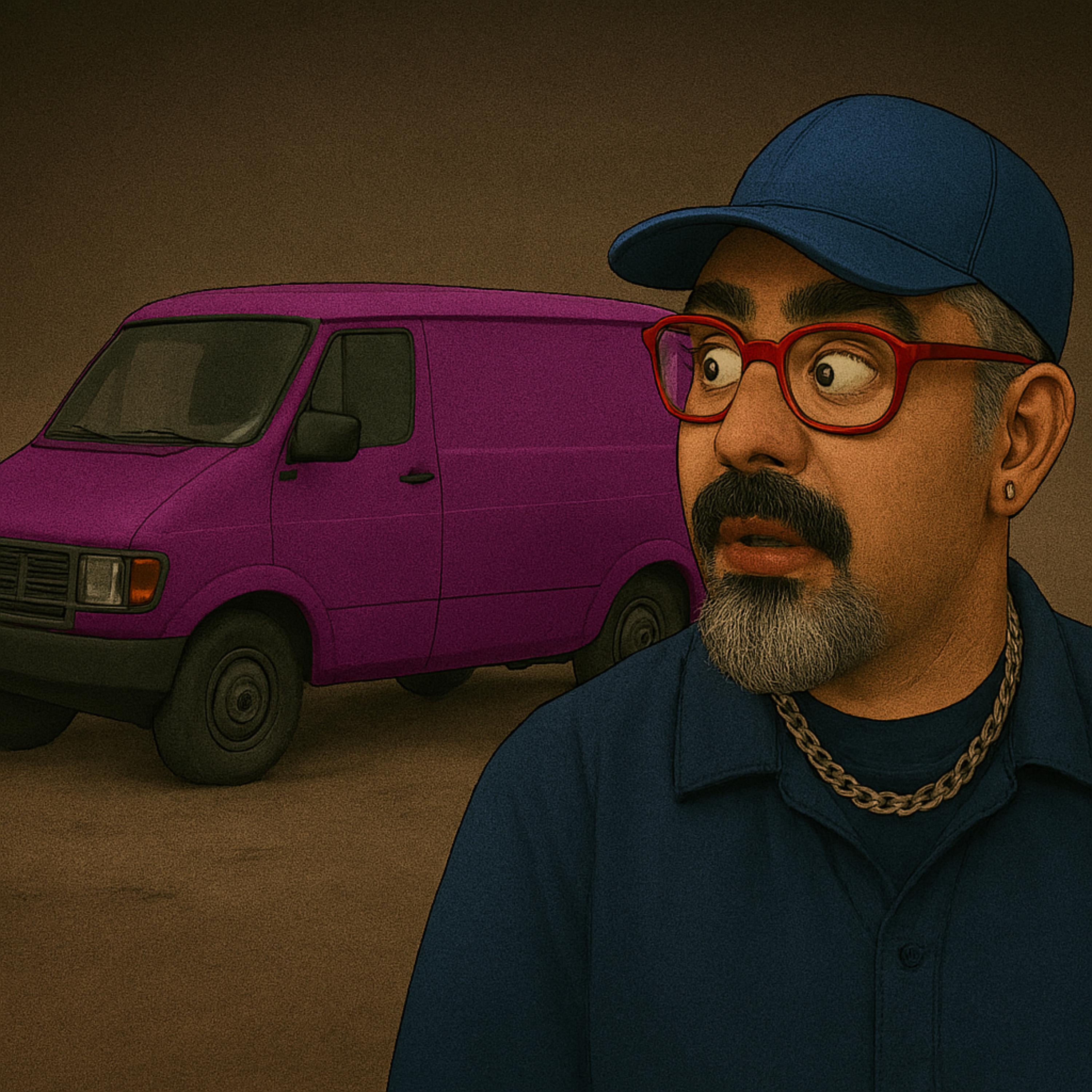 Purple Minivan artwork