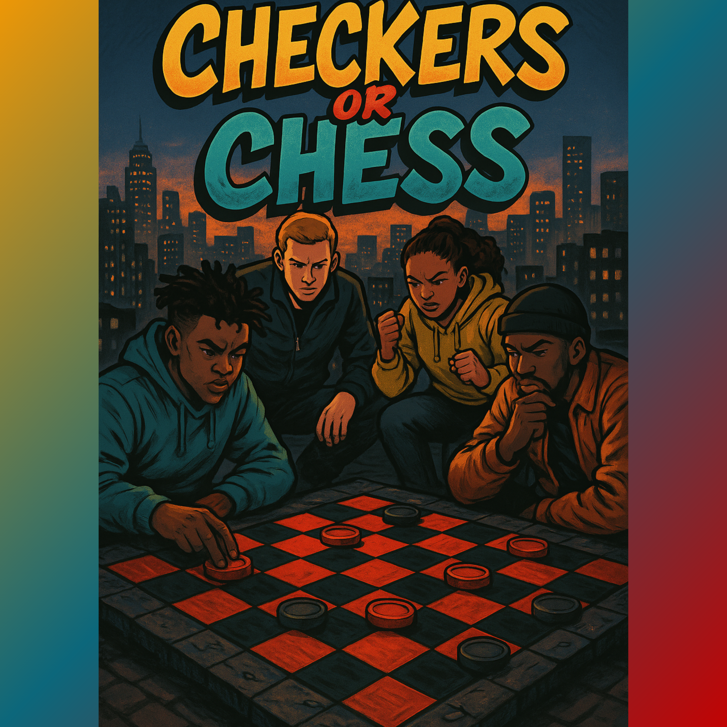 Checkers Or Chess artwork
