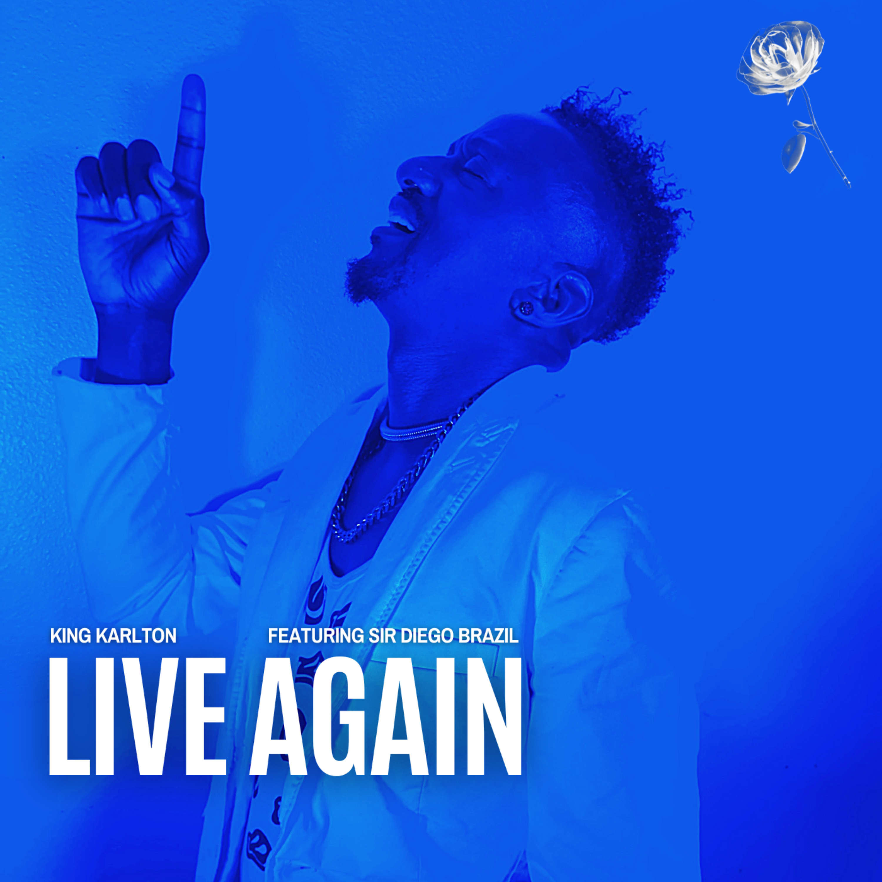 LIVE AGAIN by KING KARLTON cover art