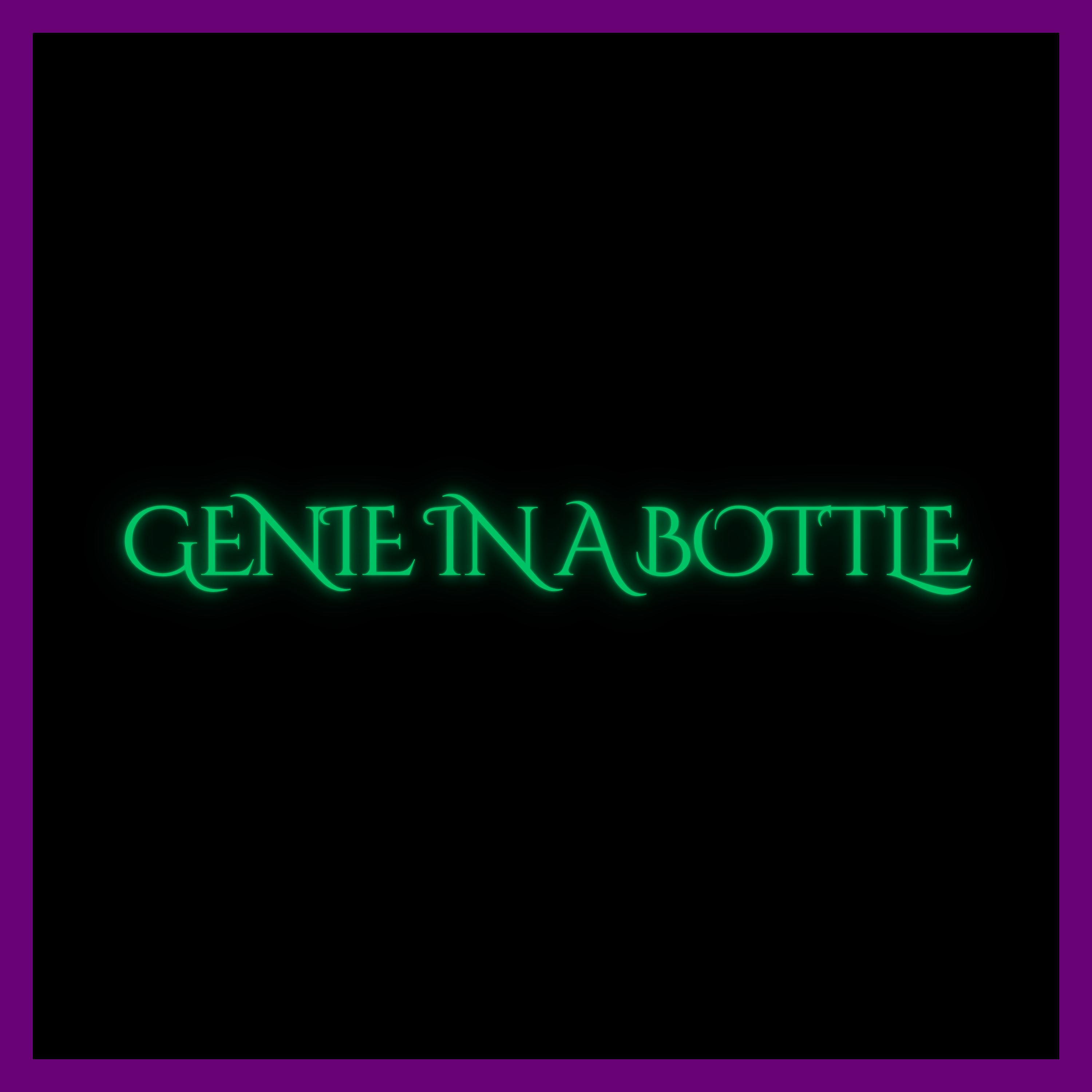 Genie in a bottle (daycore) artwork