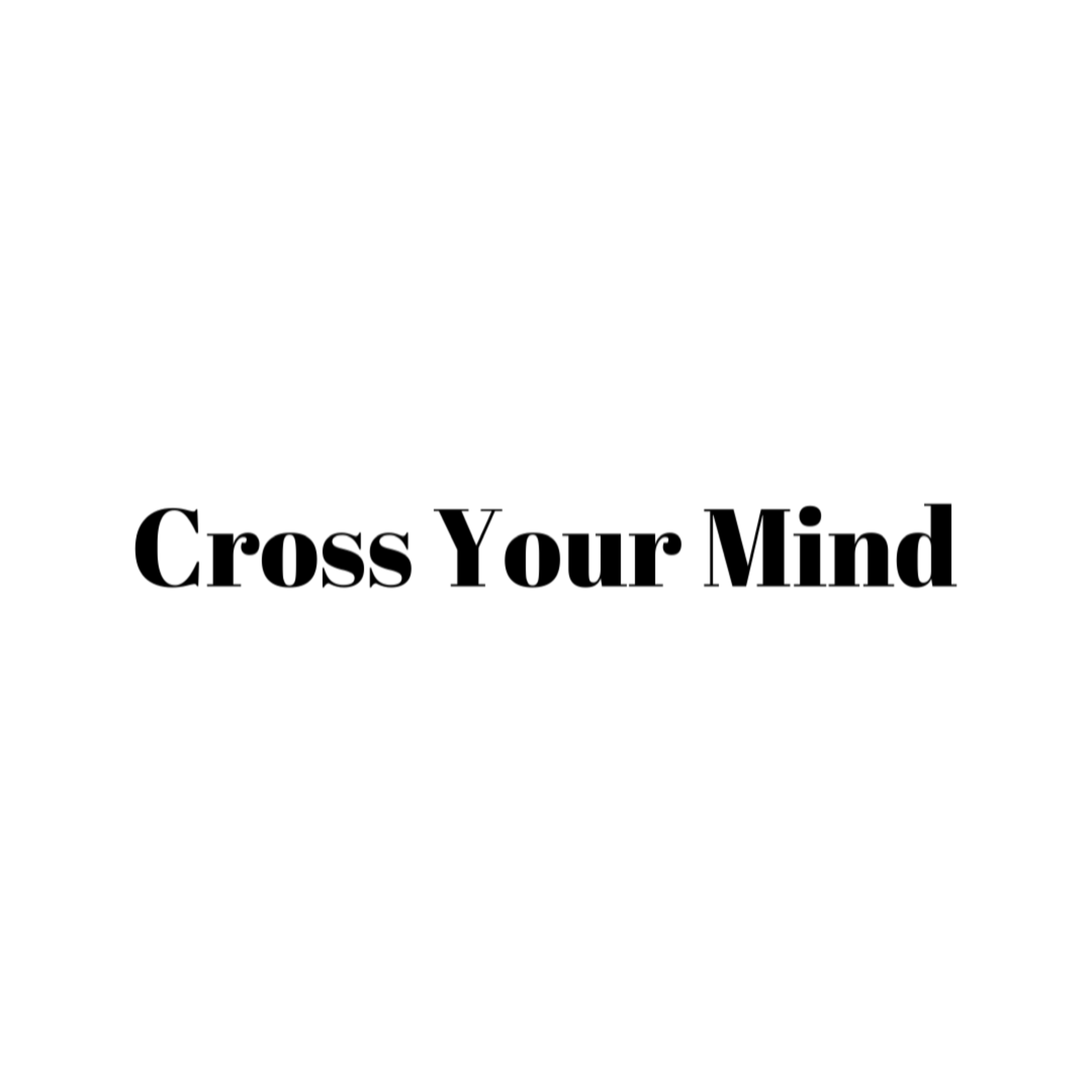 Cross Your Mind artwork