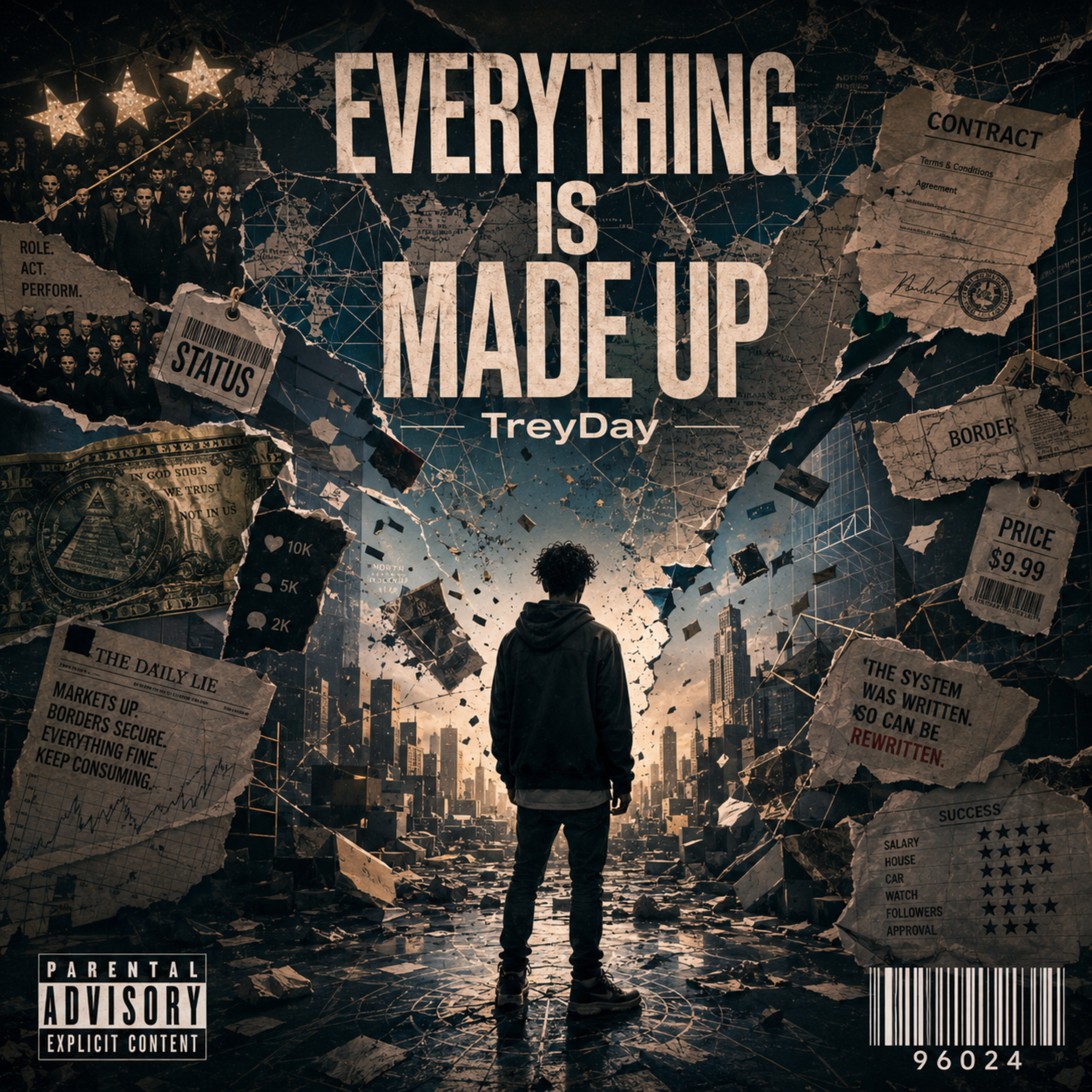 EVERYTHING IS MADE UP by TreyDay96024 cover art