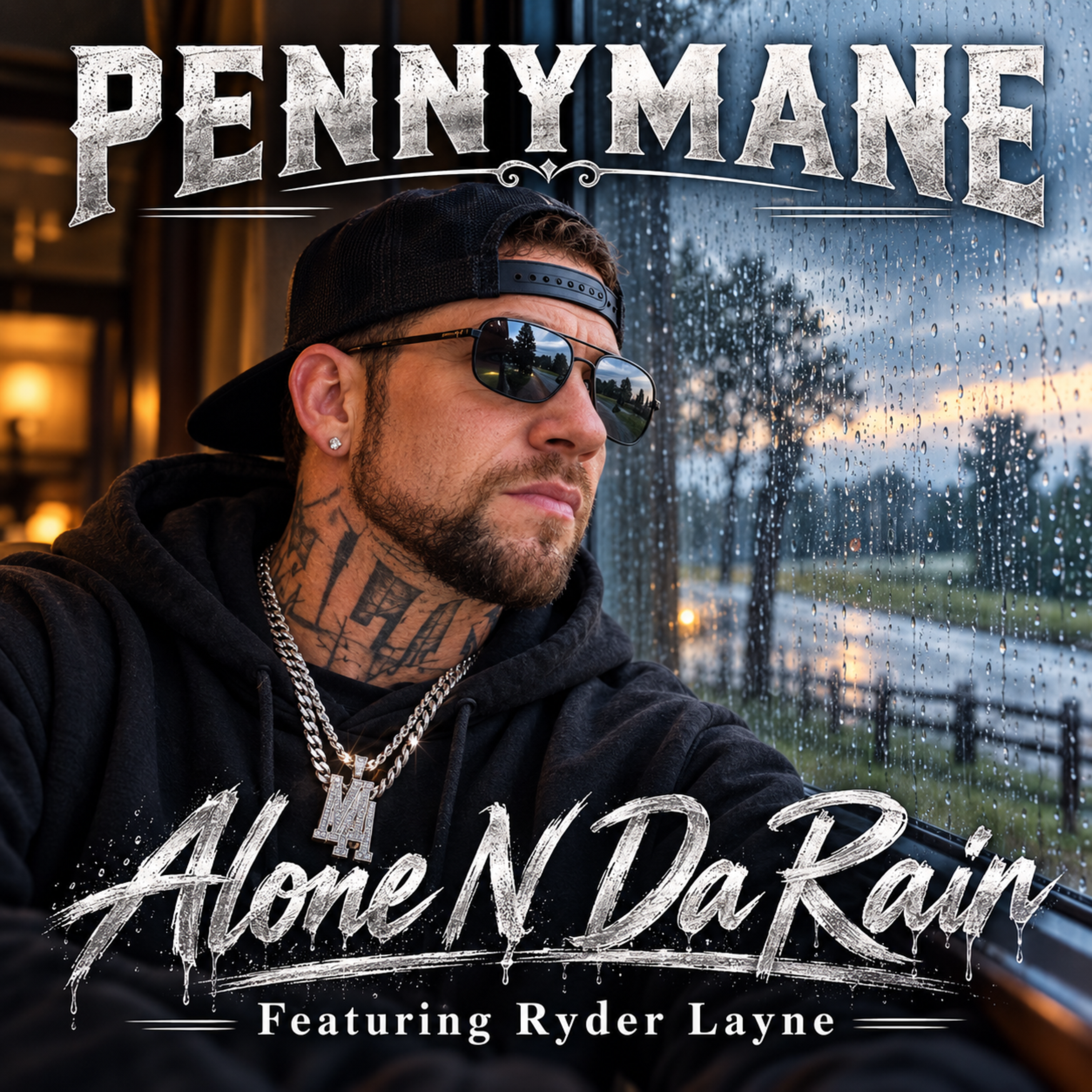 Alone N Da Rain by Pennymane cover art