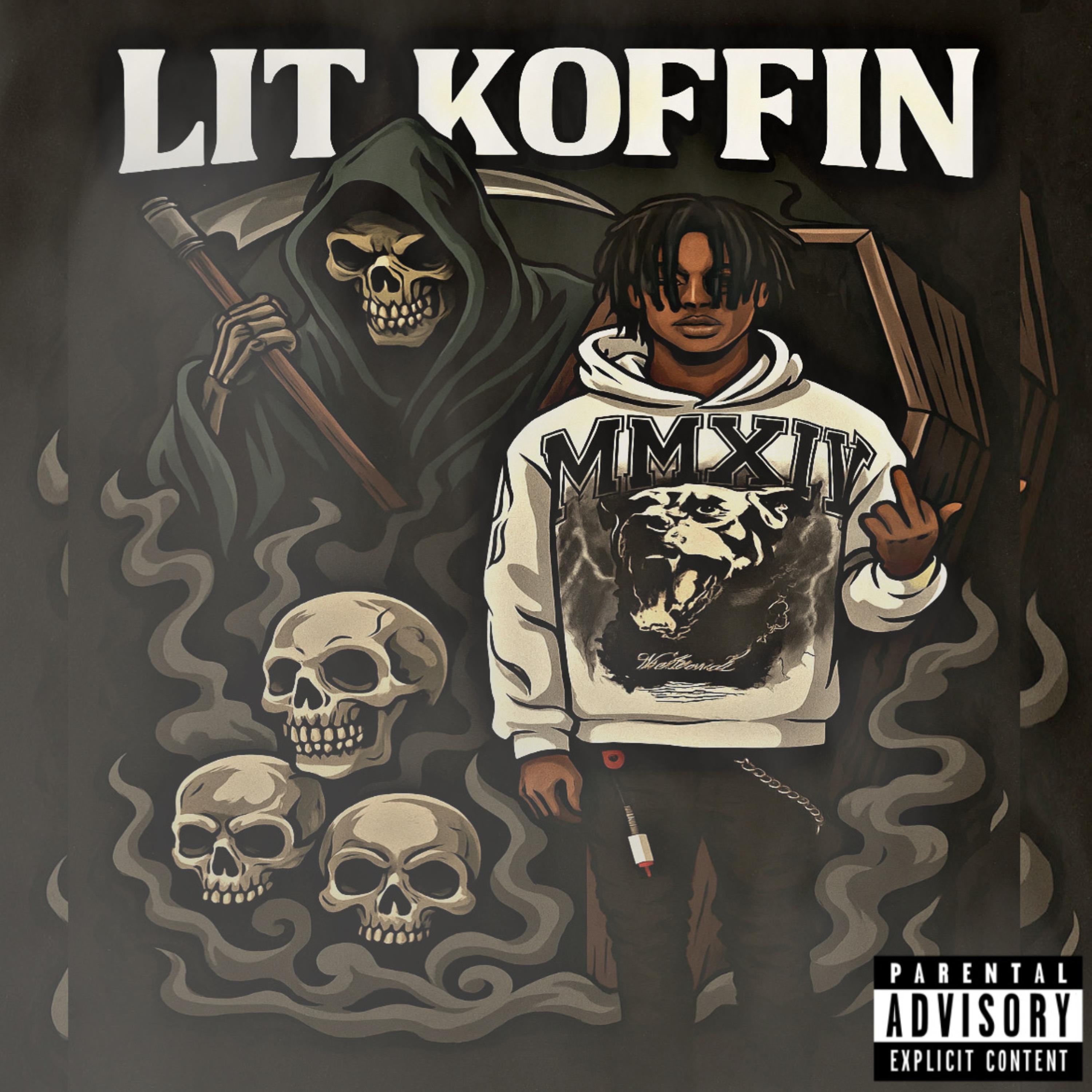 Lit Koffin artwork