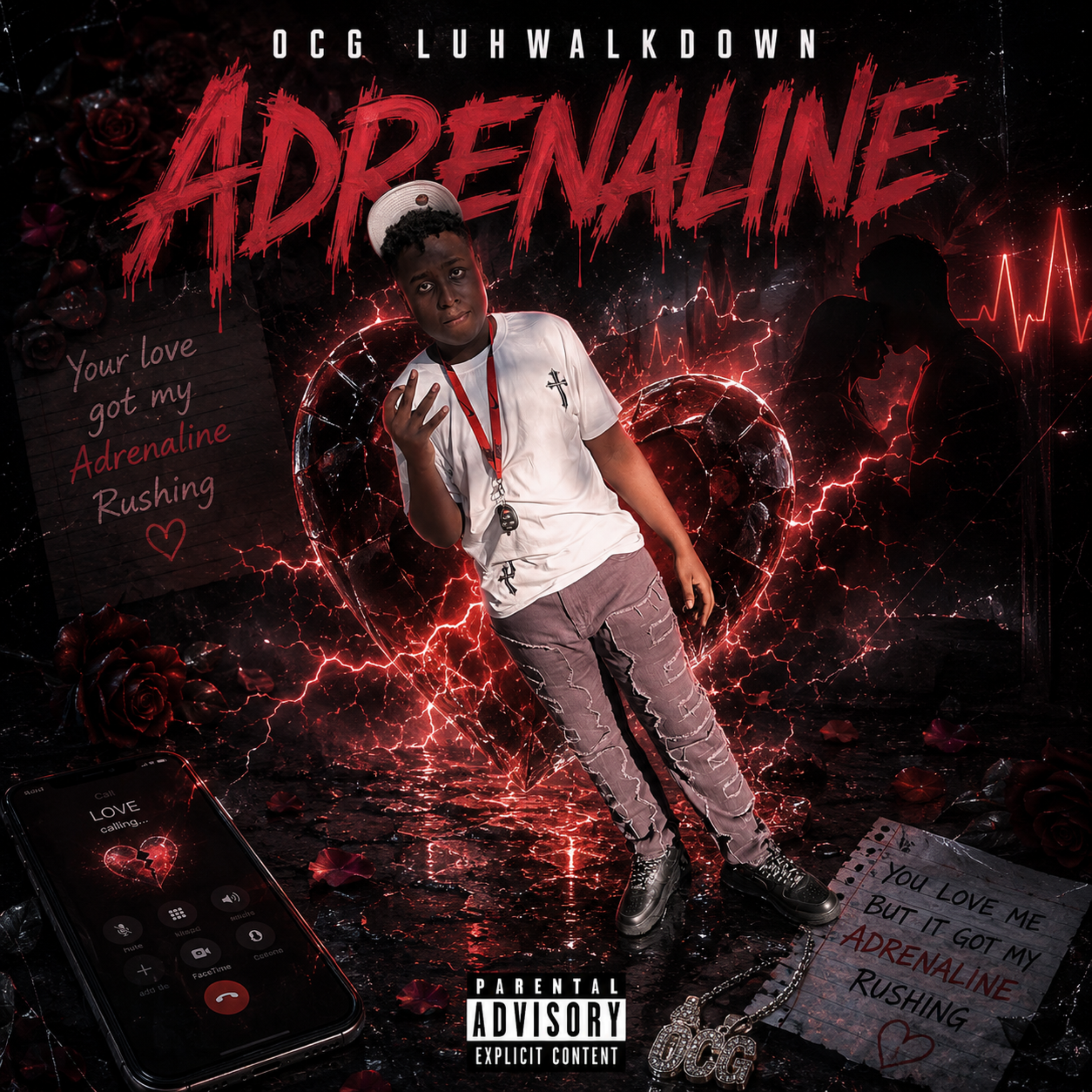 Adrenaline by OCG Luhwalkdown cover art